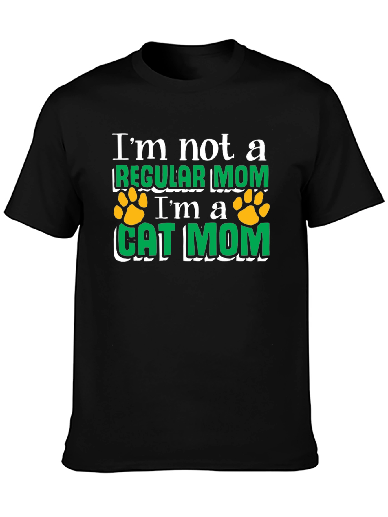 Cat Mom T-Shirt - Novelty Graphic Tee