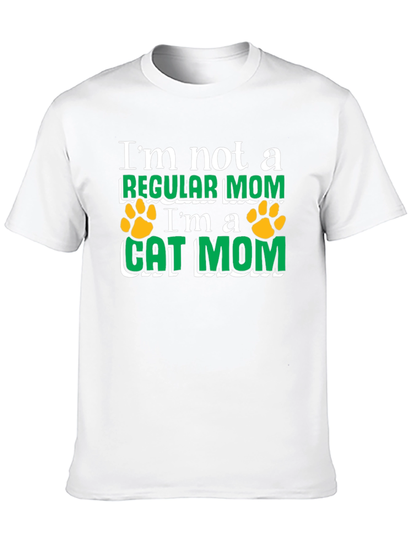 Cat Mom T-Shirt - Novelty Graphic Tee