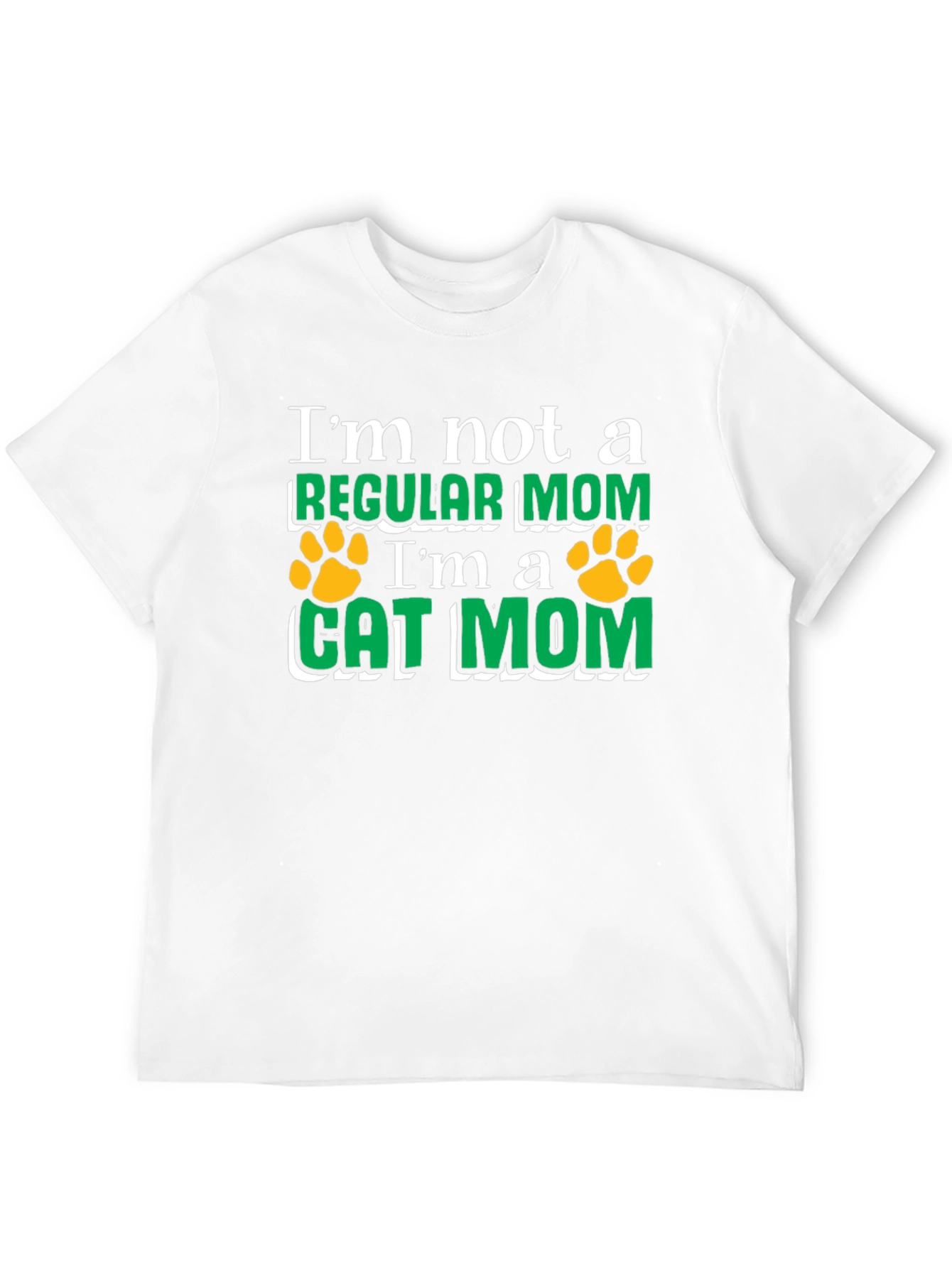 Cat Mom T-Shirt - Novelty Graphic Tee