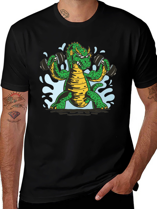 Dragon Gym Workout Black T-Shirt