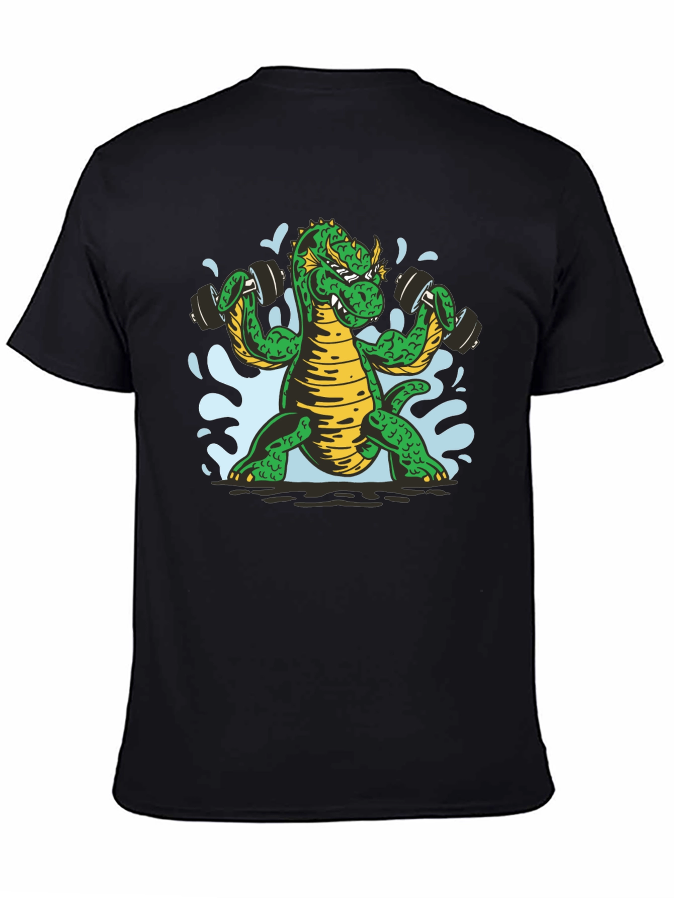 Dragon Gym Workout Black T-Shirt