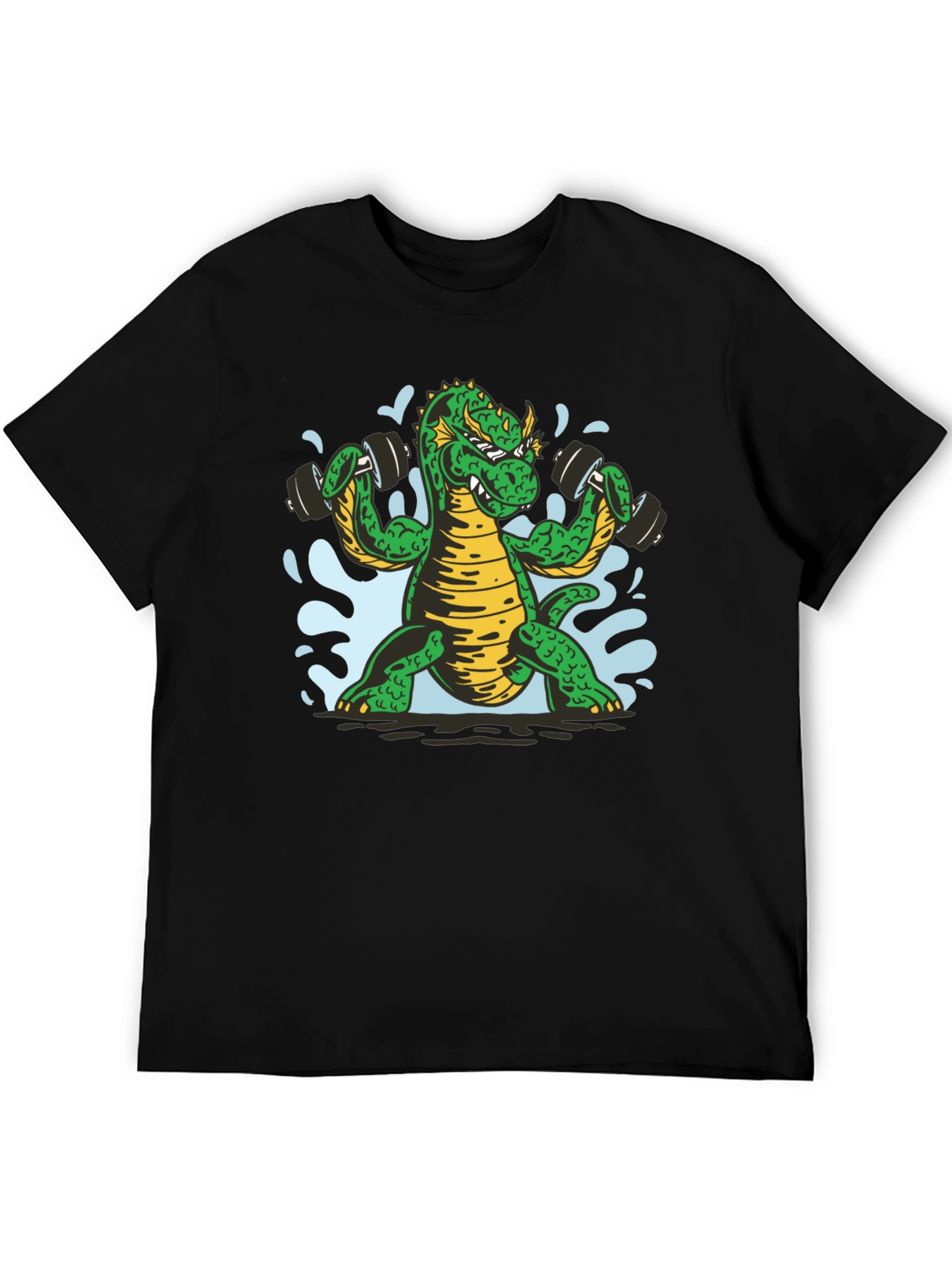 Dragon Gym Workout Black T-Shirt