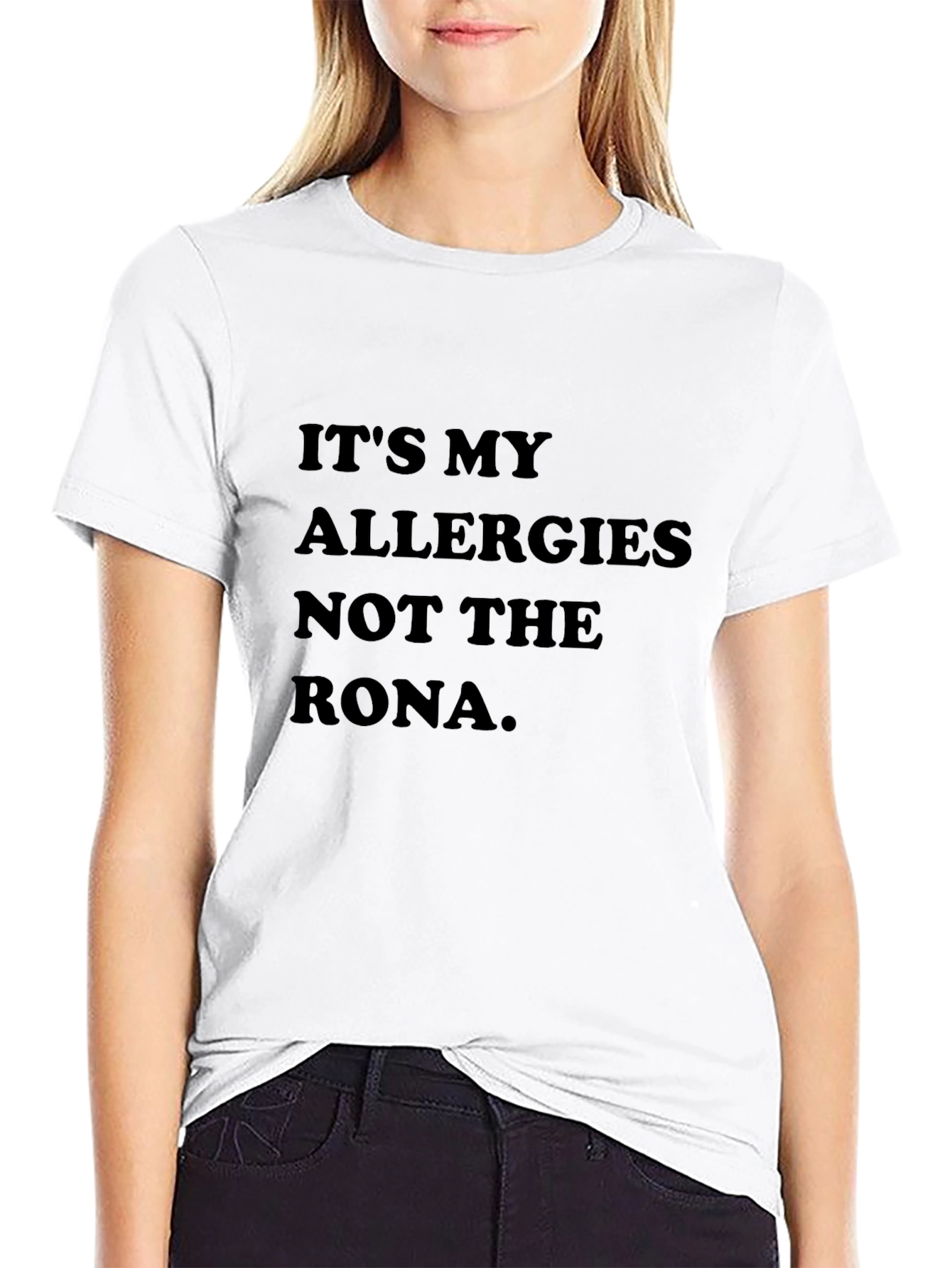 Its My Allergies T-Shirt - Humorous Statement Tee