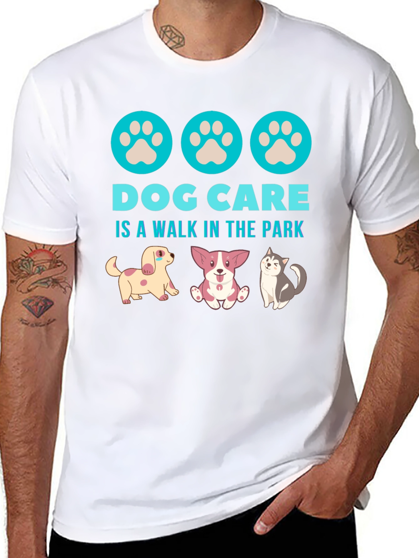 Dog Care T-Shirt - Walk in the Park