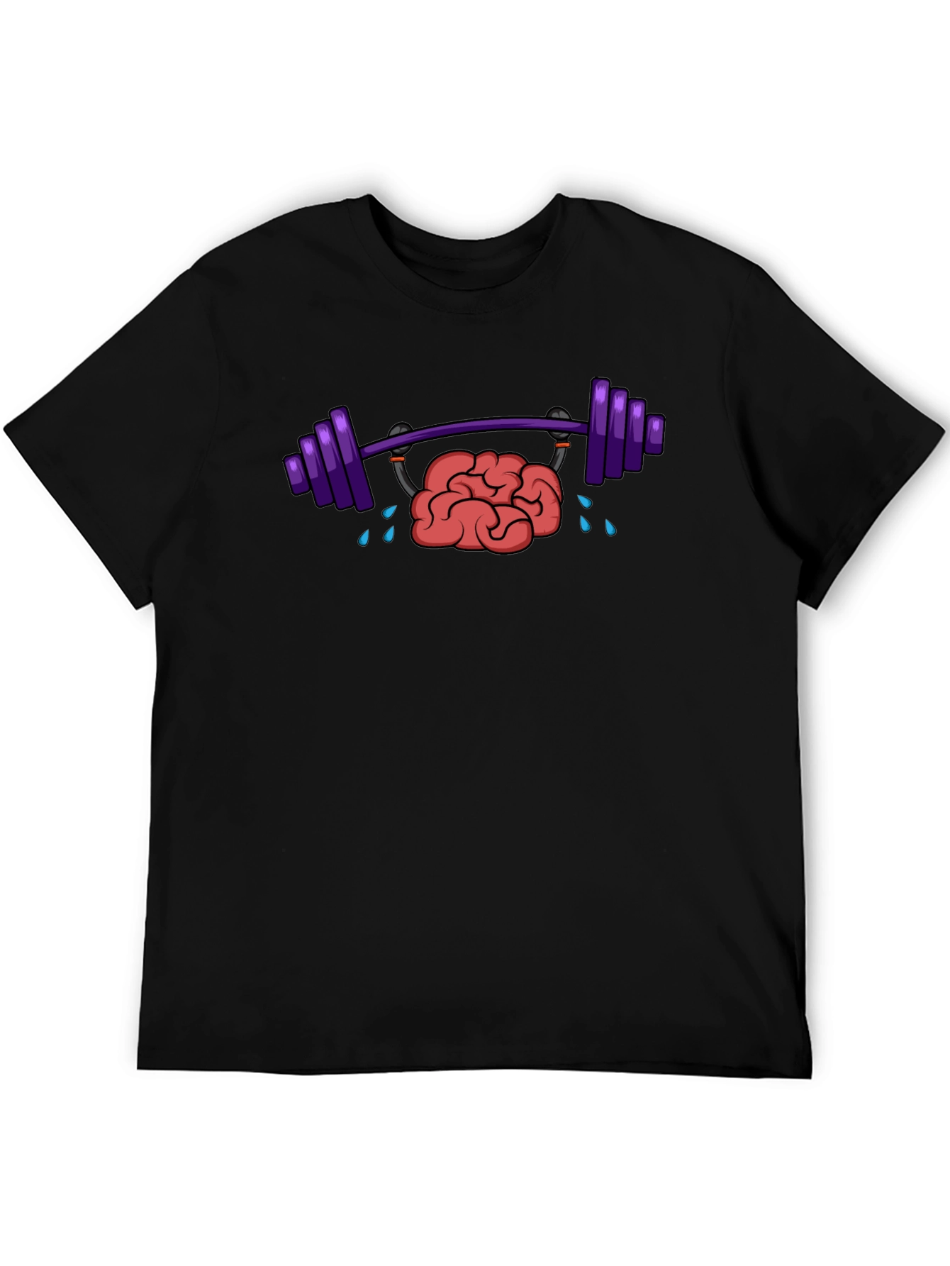 Brain Power Lifting T-Shirt - Black