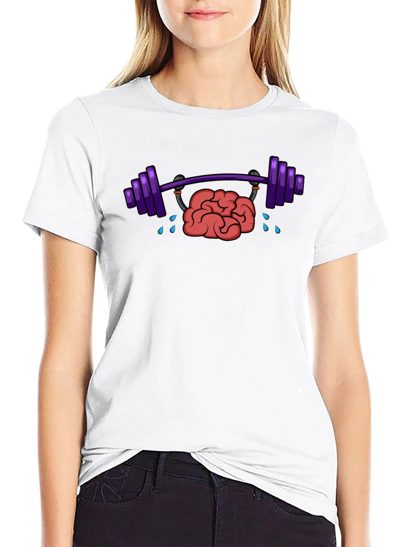 Brain Power Lifting T-Shirt - Black