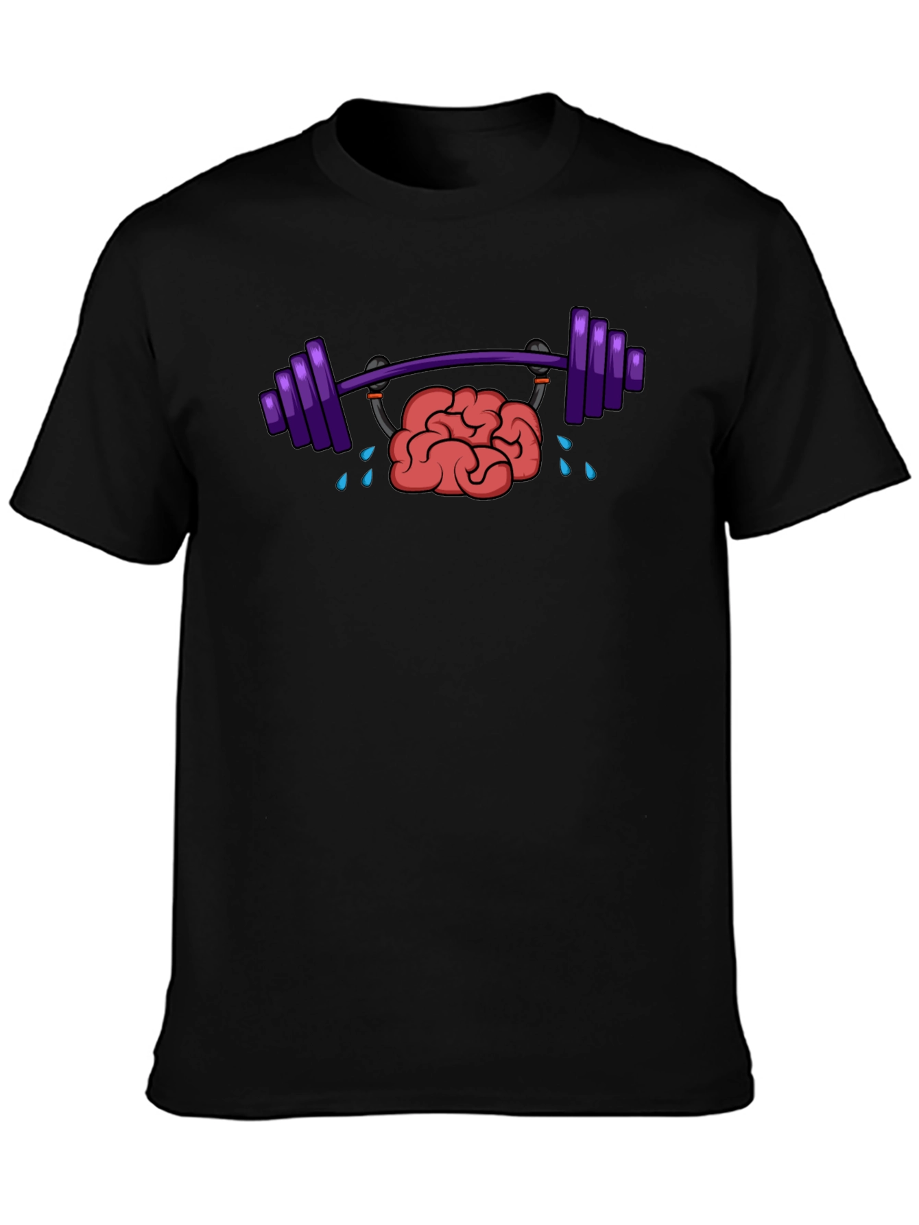 Brain Power Lifting T-Shirt - Black