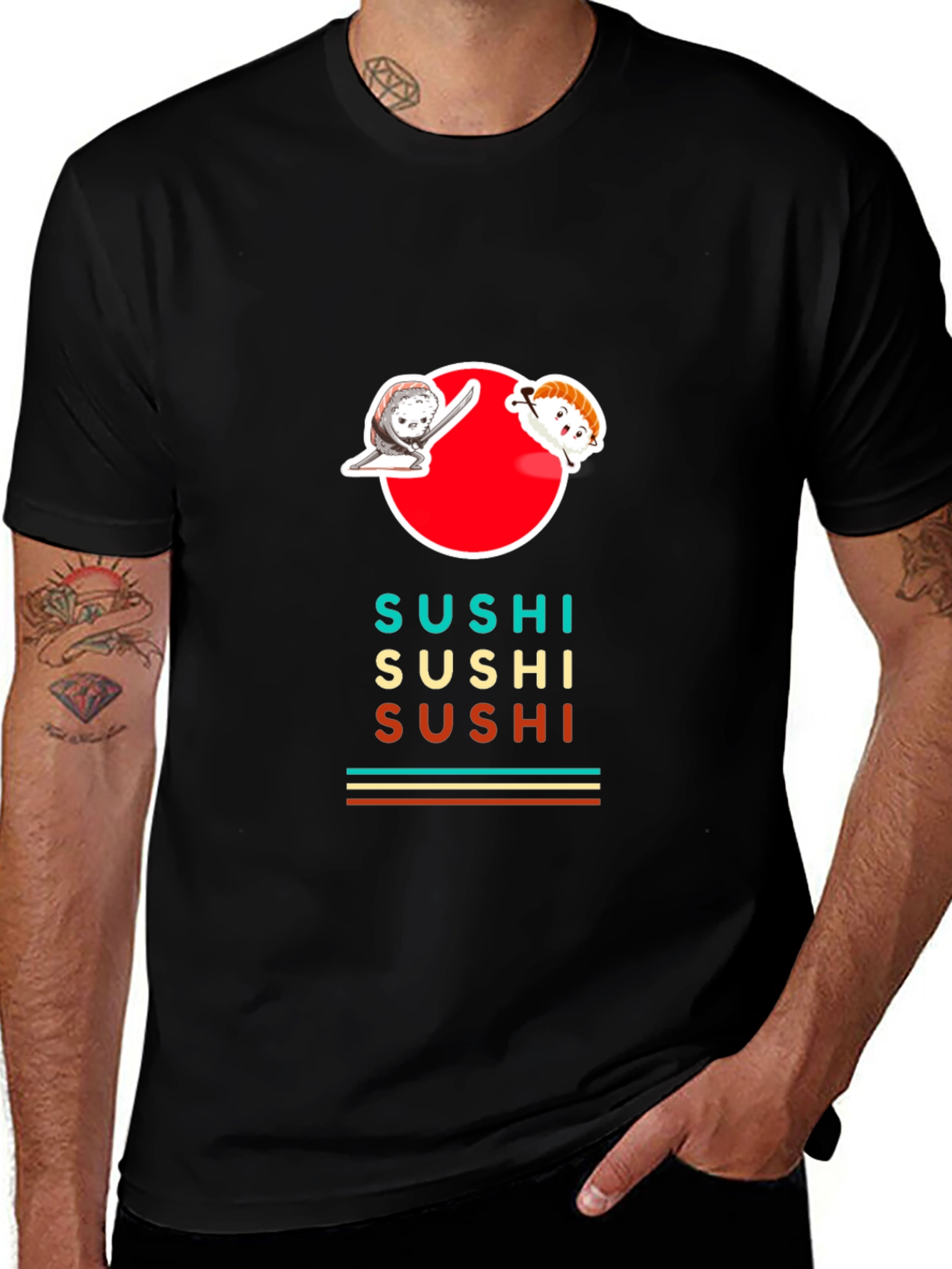 Sushi Graphic Tee | Unisex Crewneck T-Shirt