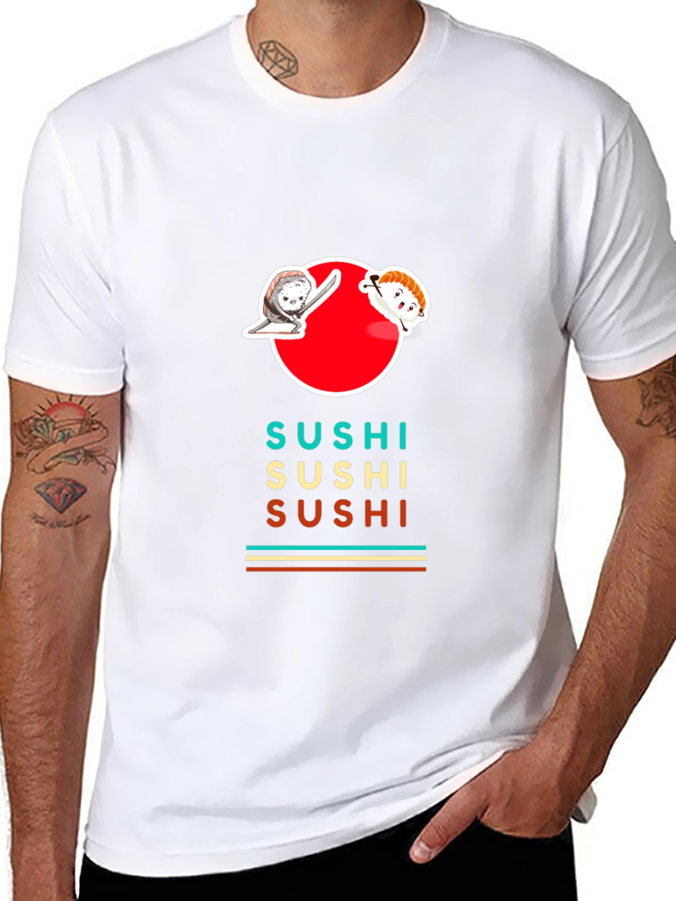 Sushi Graphic Tee | Unisex Crewneck T-Shirt