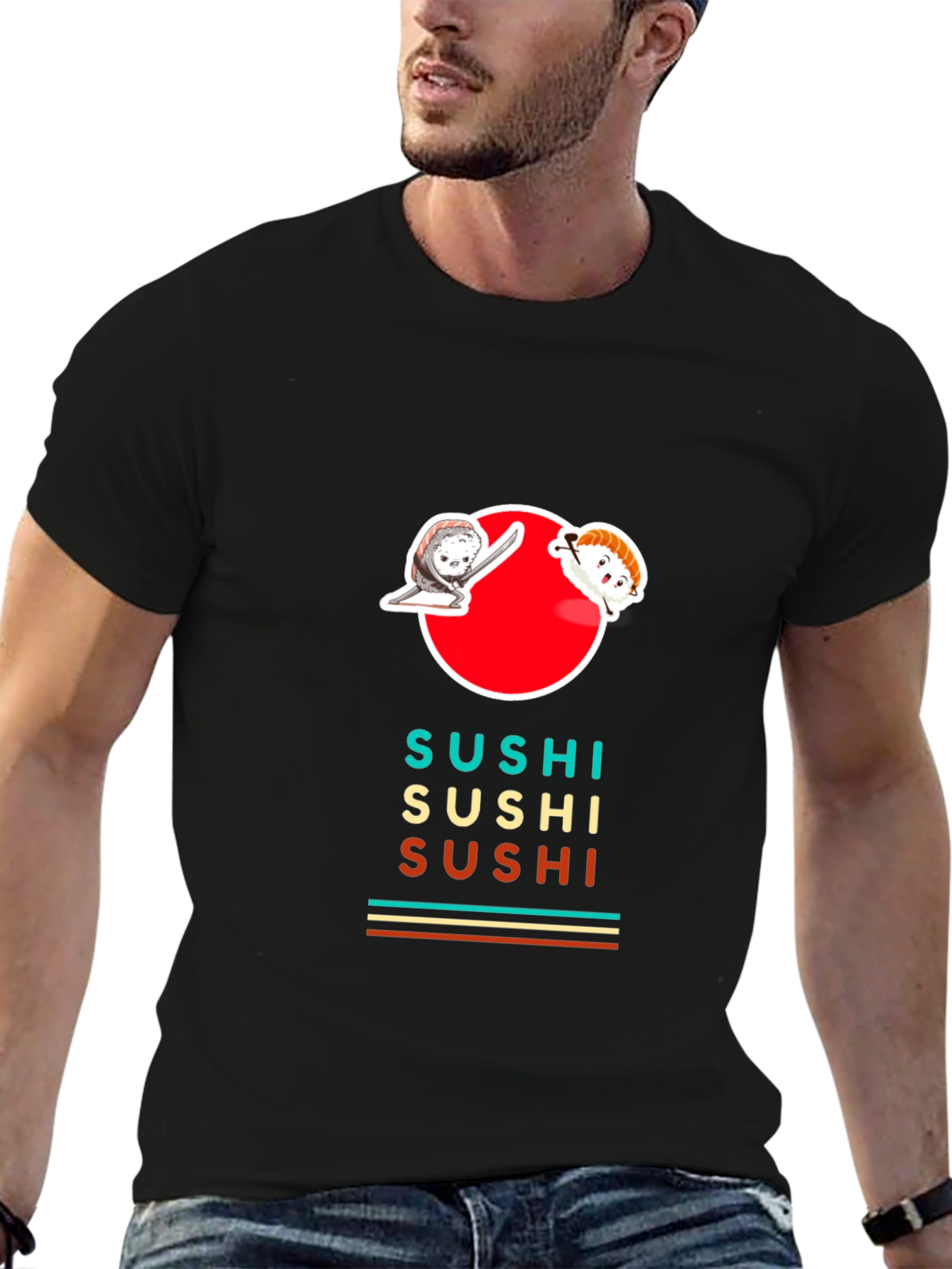 Sushi Graphic Tee | Unisex Crewneck T-Shirt