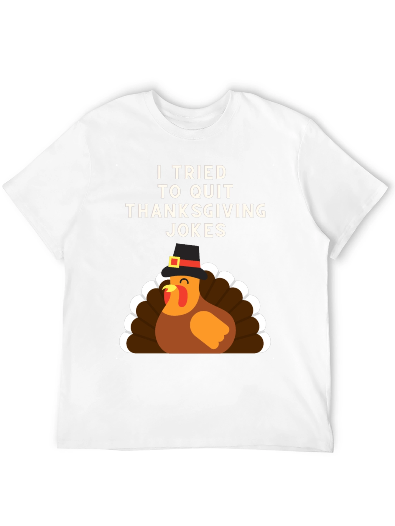 Funny Thanksgiving Jokes T-Shirt Turkey Pilgrim