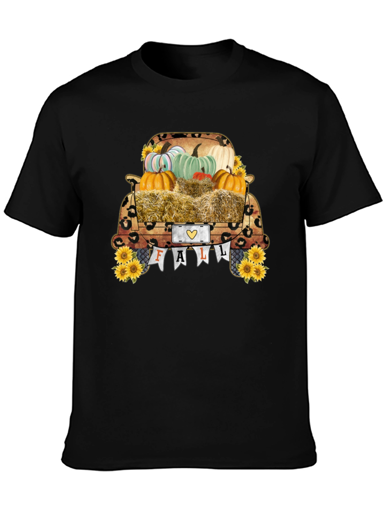 Fall Truck Pumpkin T-Shirt
