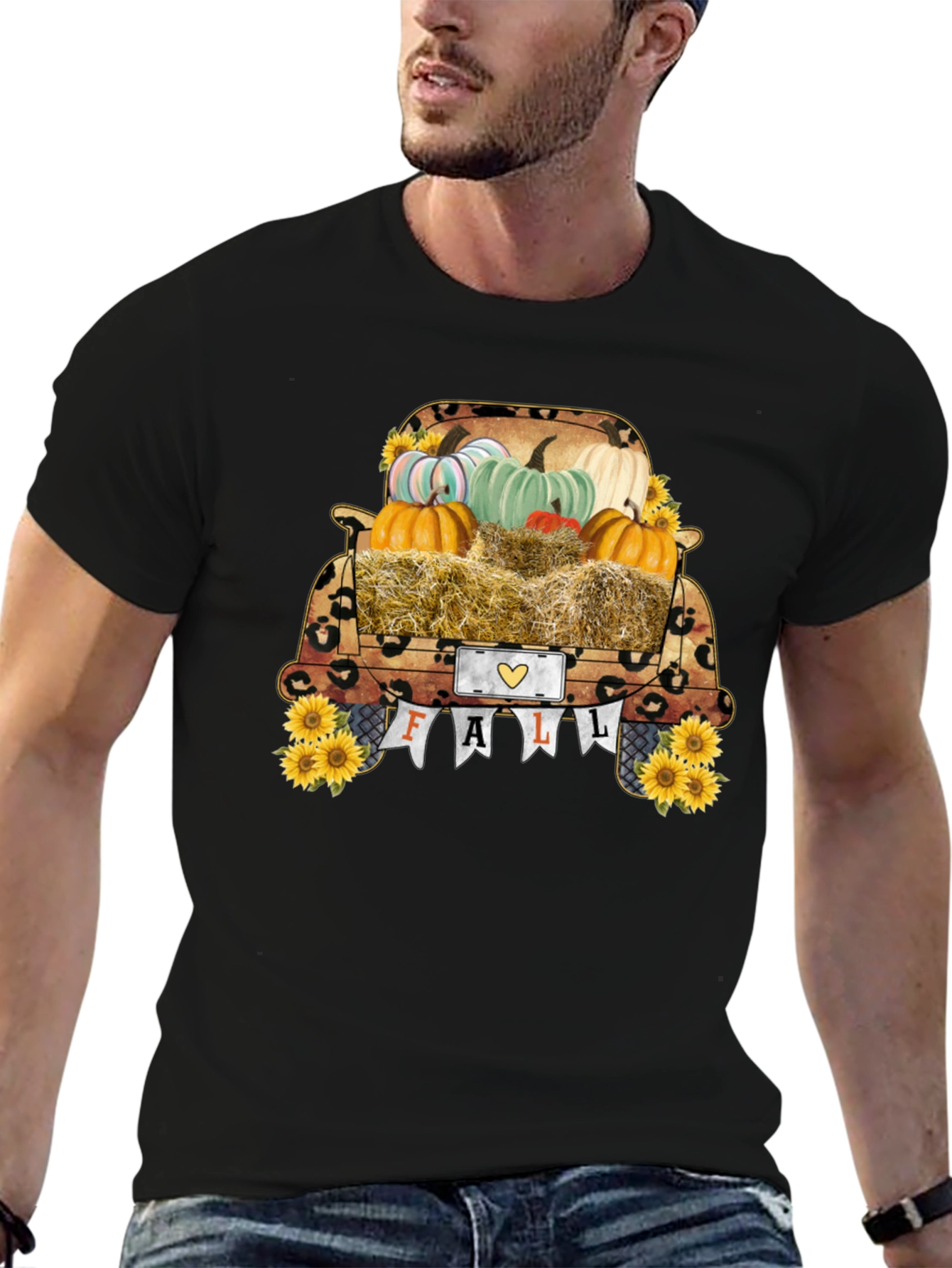 Fall Truck Pumpkin T-Shirt