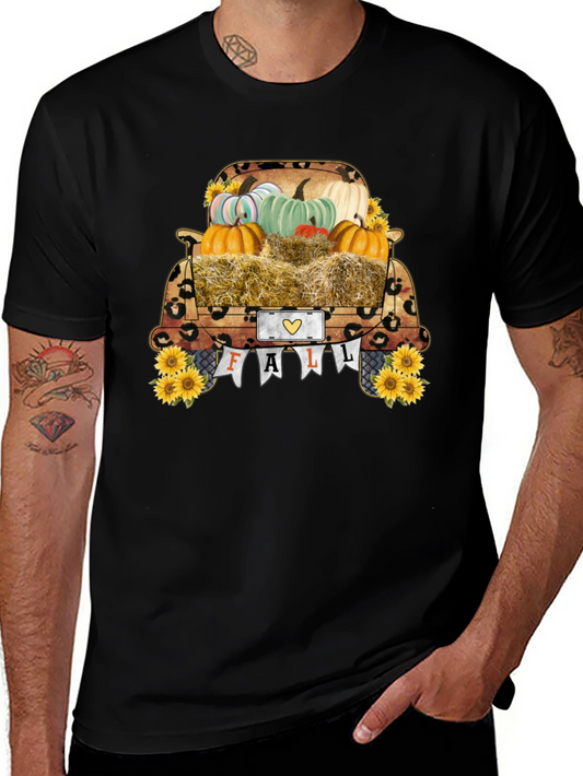 Fall Truck Pumpkin T-Shirt