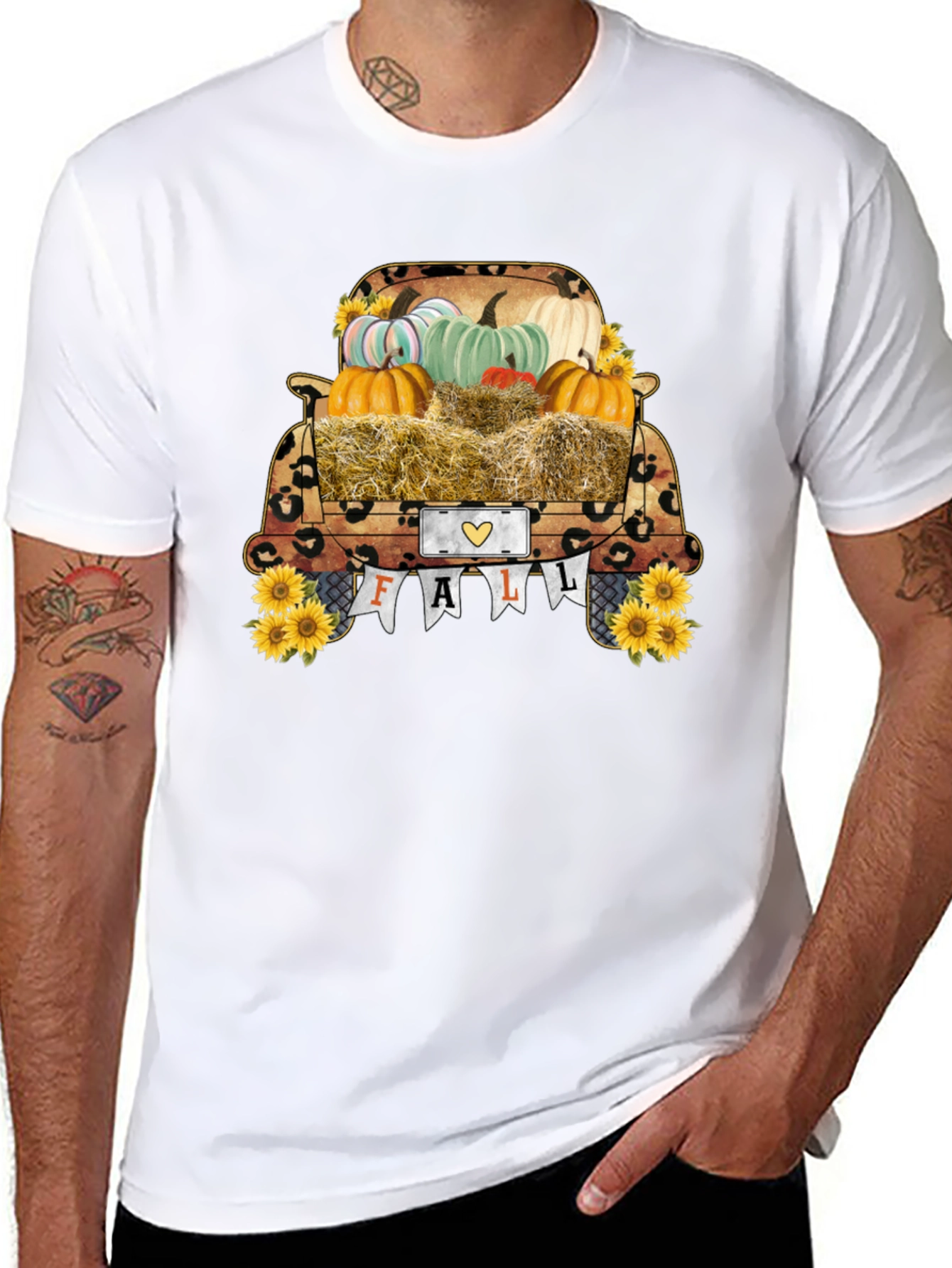 Fall Truck Pumpkin T-Shirt