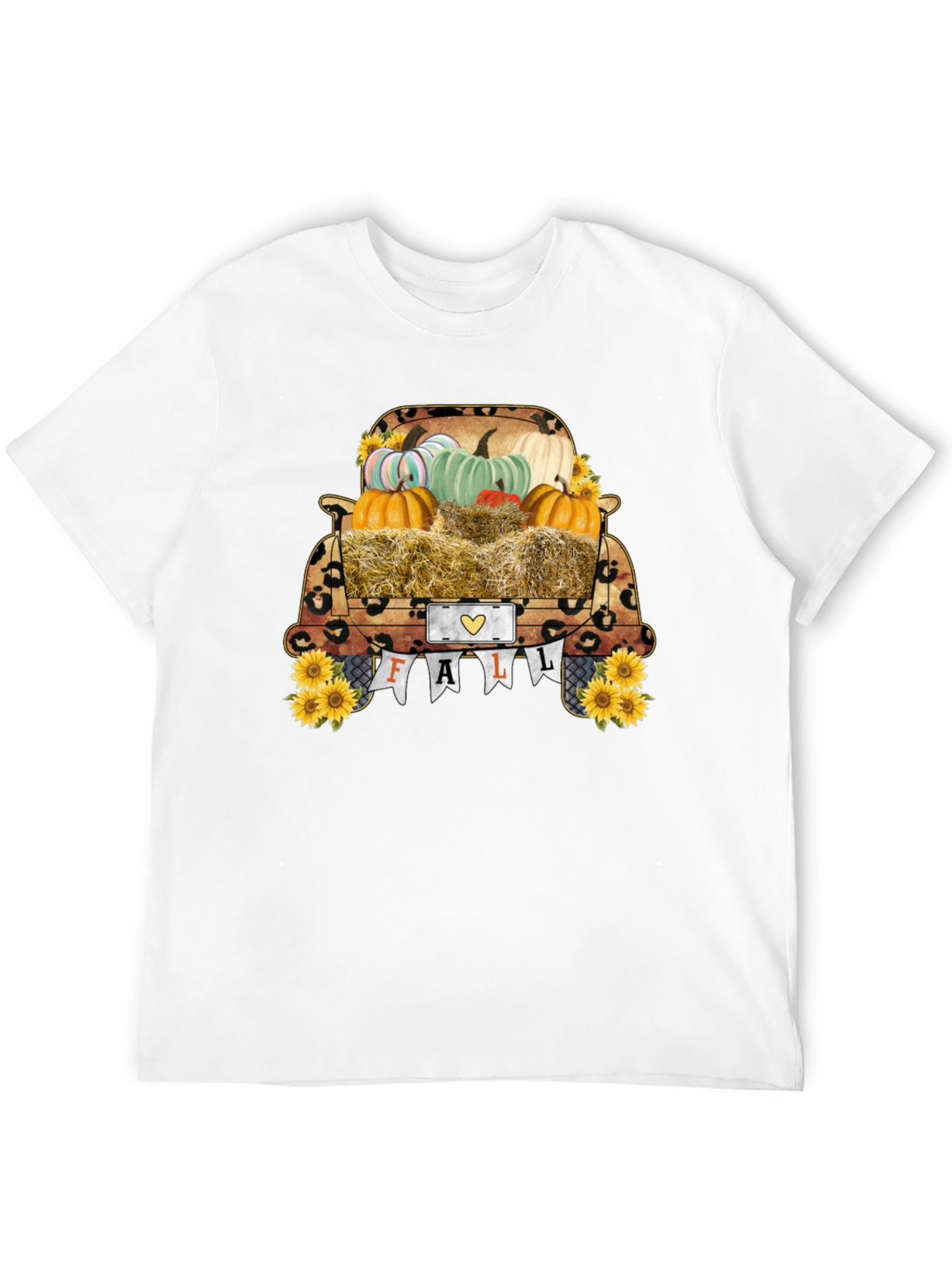 Fall Truck Pumpkin T-Shirt