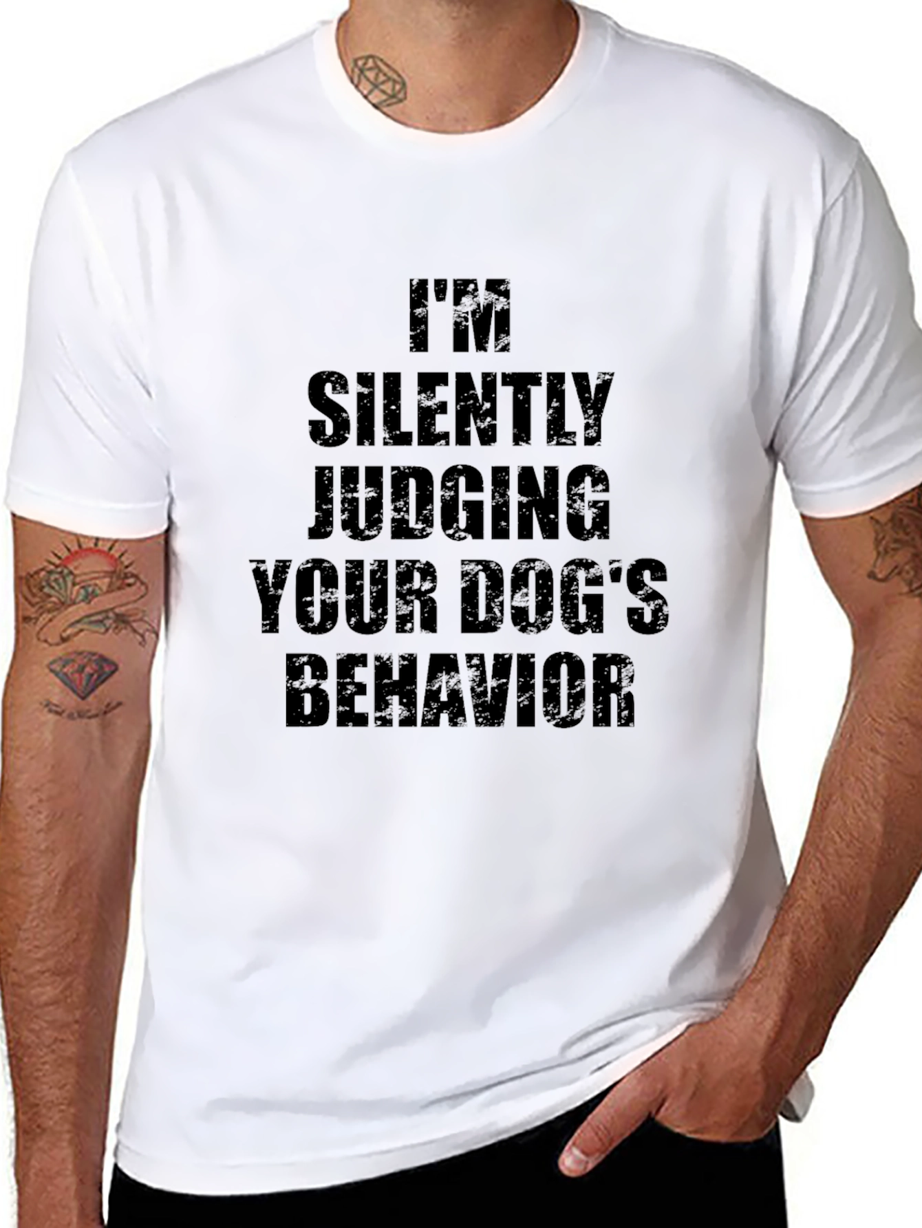 Dog Behavior Judge Graphic Tee - Black