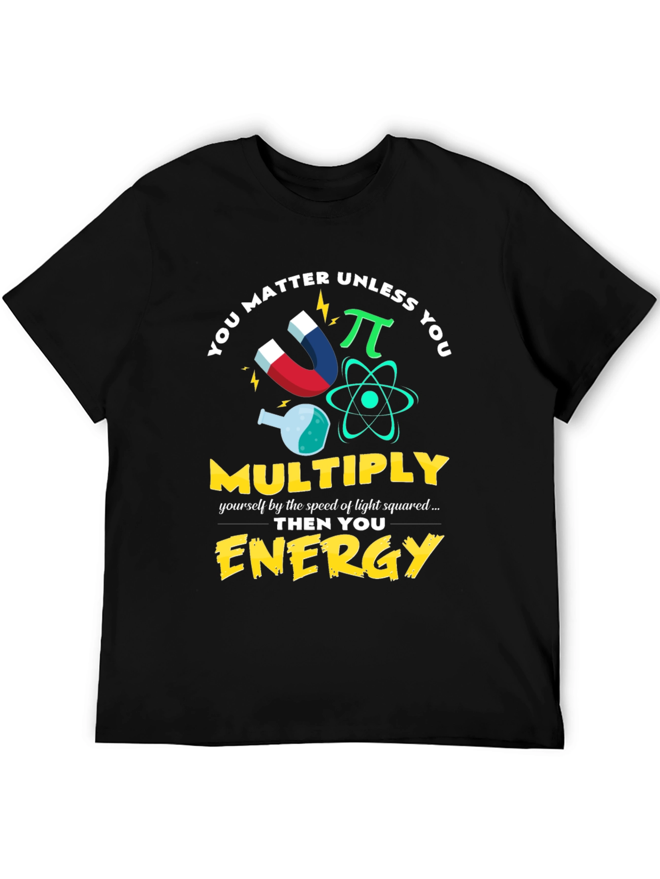 Science Humor T-Shirt - E=mc² Physics Tee