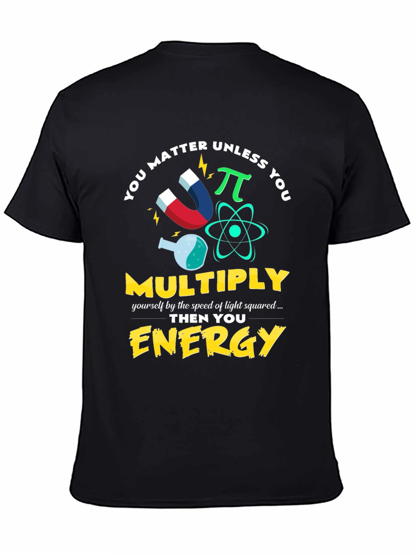 Science Humor T-Shirt - E=mc² Physics Tee