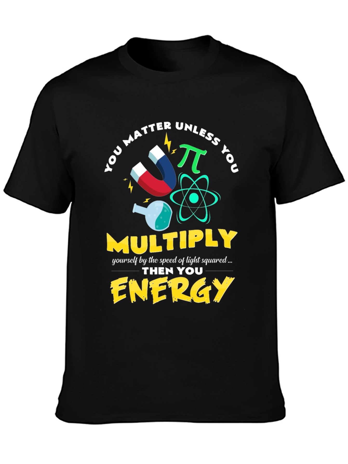 Science Humor T-Shirt - E=mc² Physics Tee