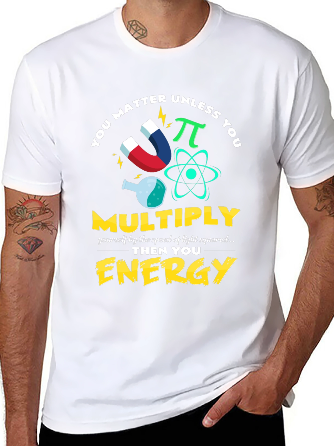 Science Humor T-Shirt - E=mc² Physics Tee