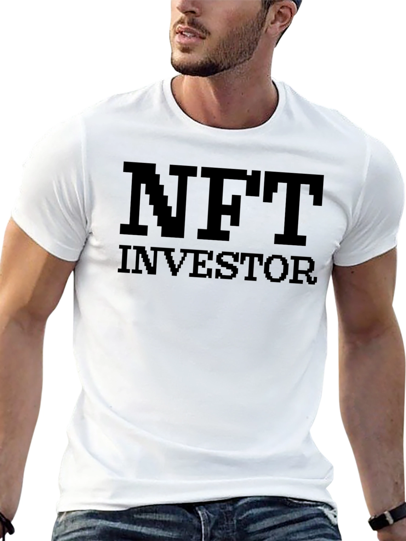 NFT Investor Black Graphic Tee