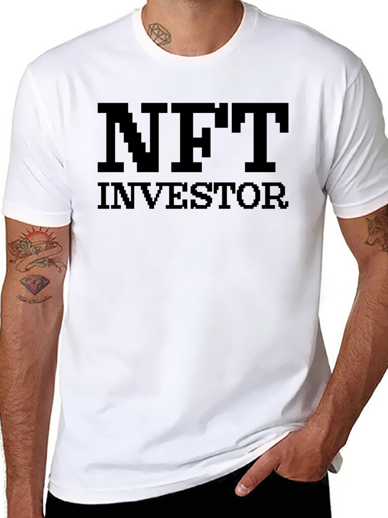 NFT Investor Black Graphic Tee
