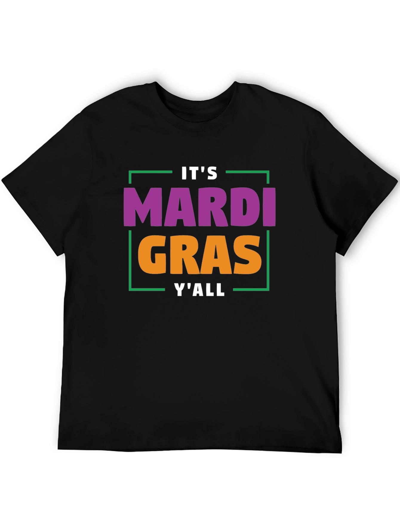 Mardi Gras YAll T-Shirt - Festive Graphic Tee