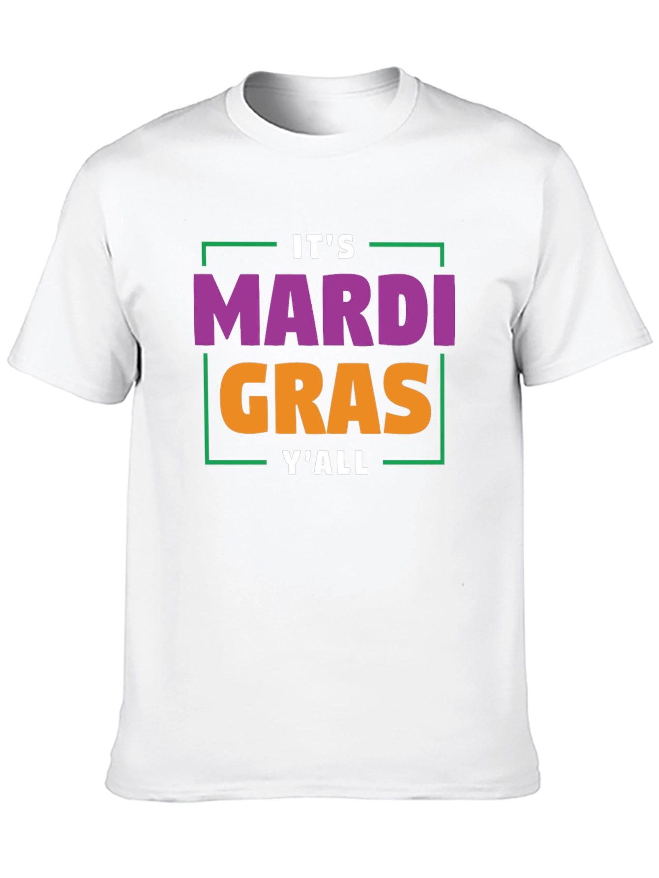 Mardi Gras YAll T-Shirt - Festive Graphic Tee