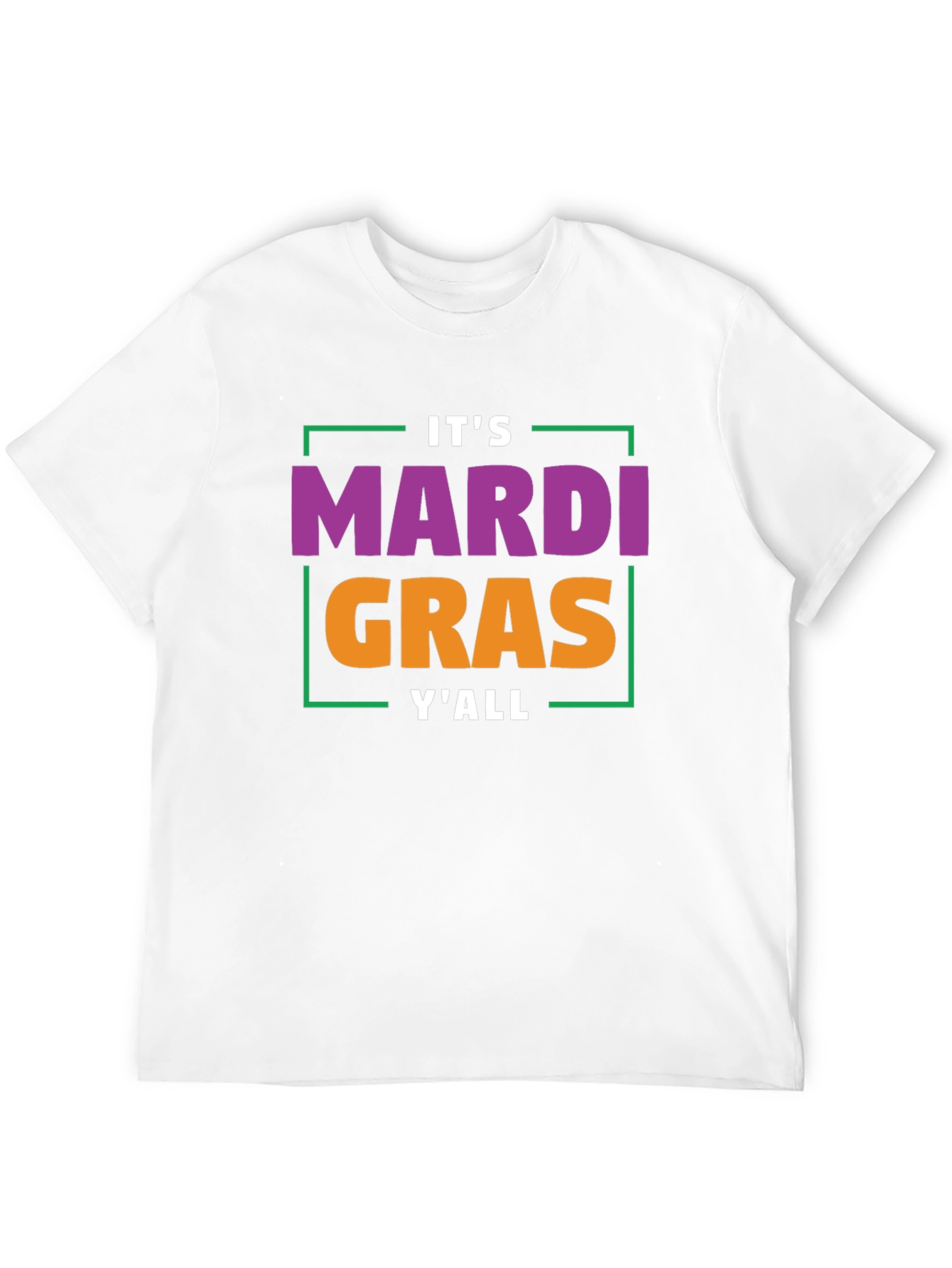 Mardi Gras YAll T-Shirt - Festive Graphic Tee