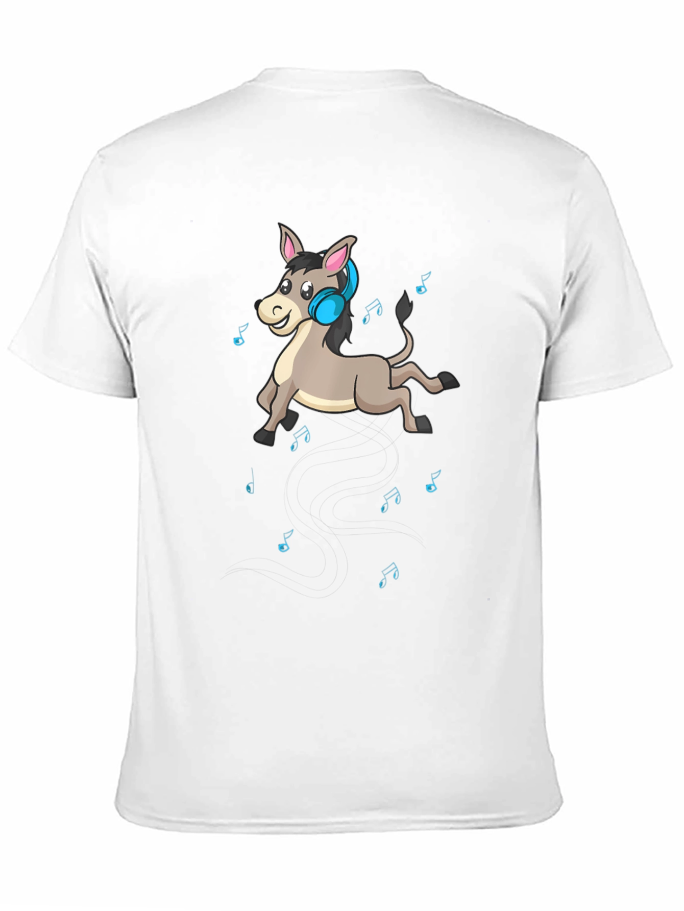 Musical Donkey T-Shirt - Black Graphic Tee