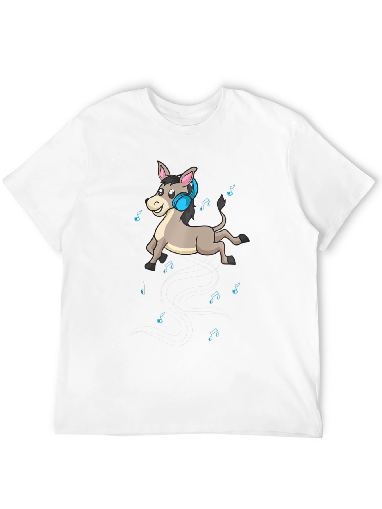 Musical Donkey T-Shirt - Black Graphic Tee