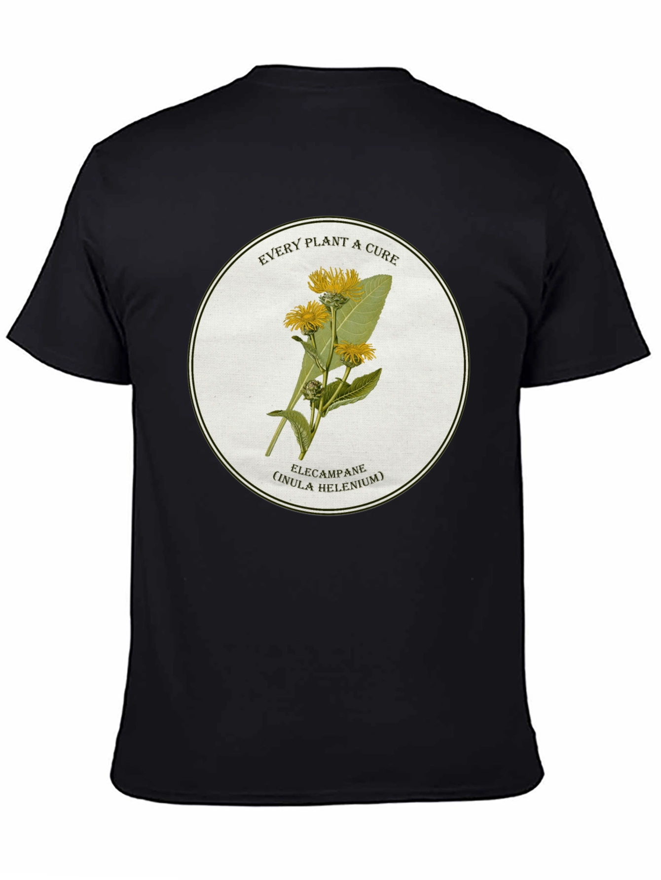 Elecampane Plant T-Shirt - Every Plant a Cure Tee