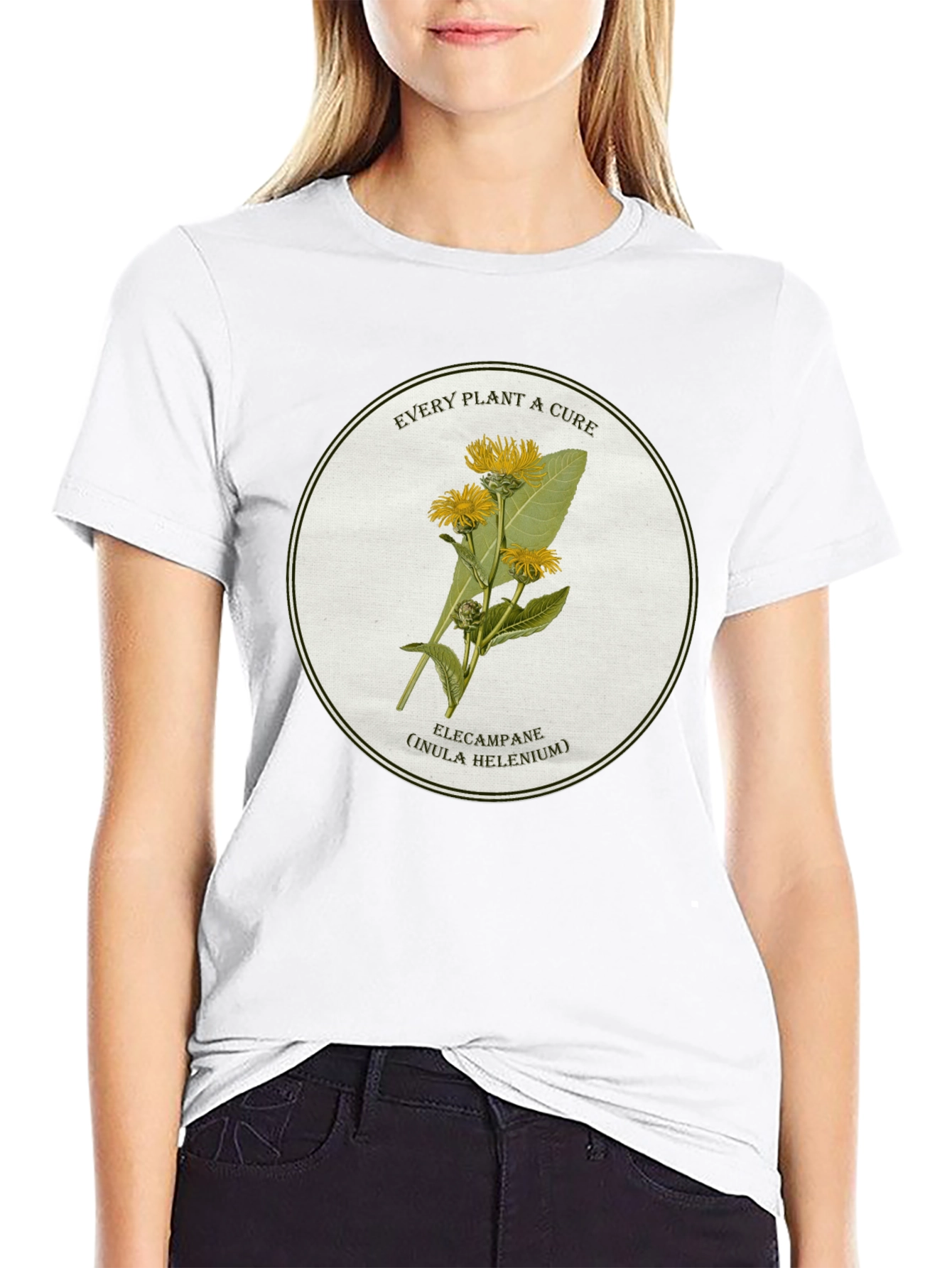 Elecampane Plant T-Shirt - Every Plant a Cure Tee