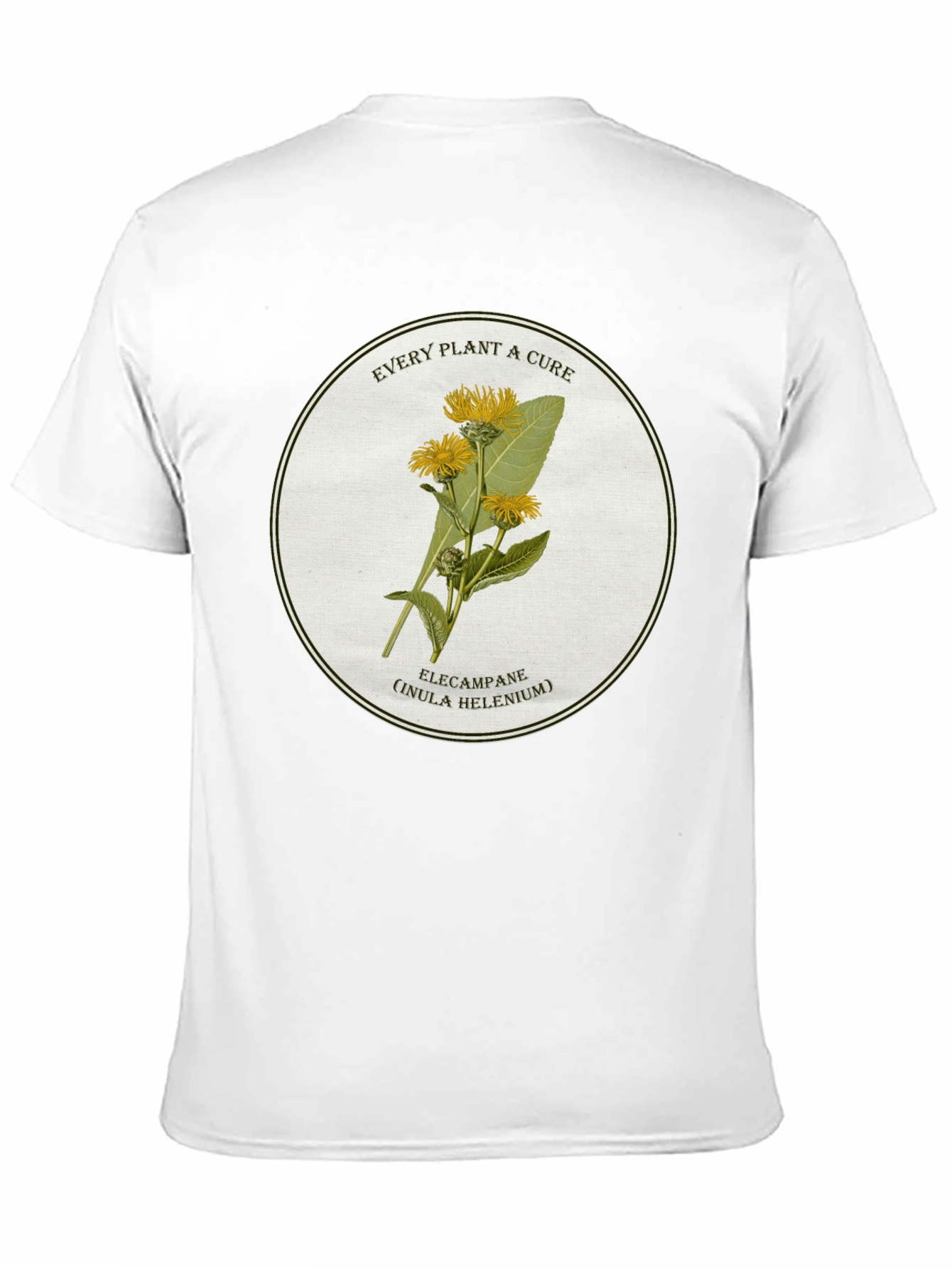 Elecampane Plant T-Shirt - Every Plant a Cure Tee