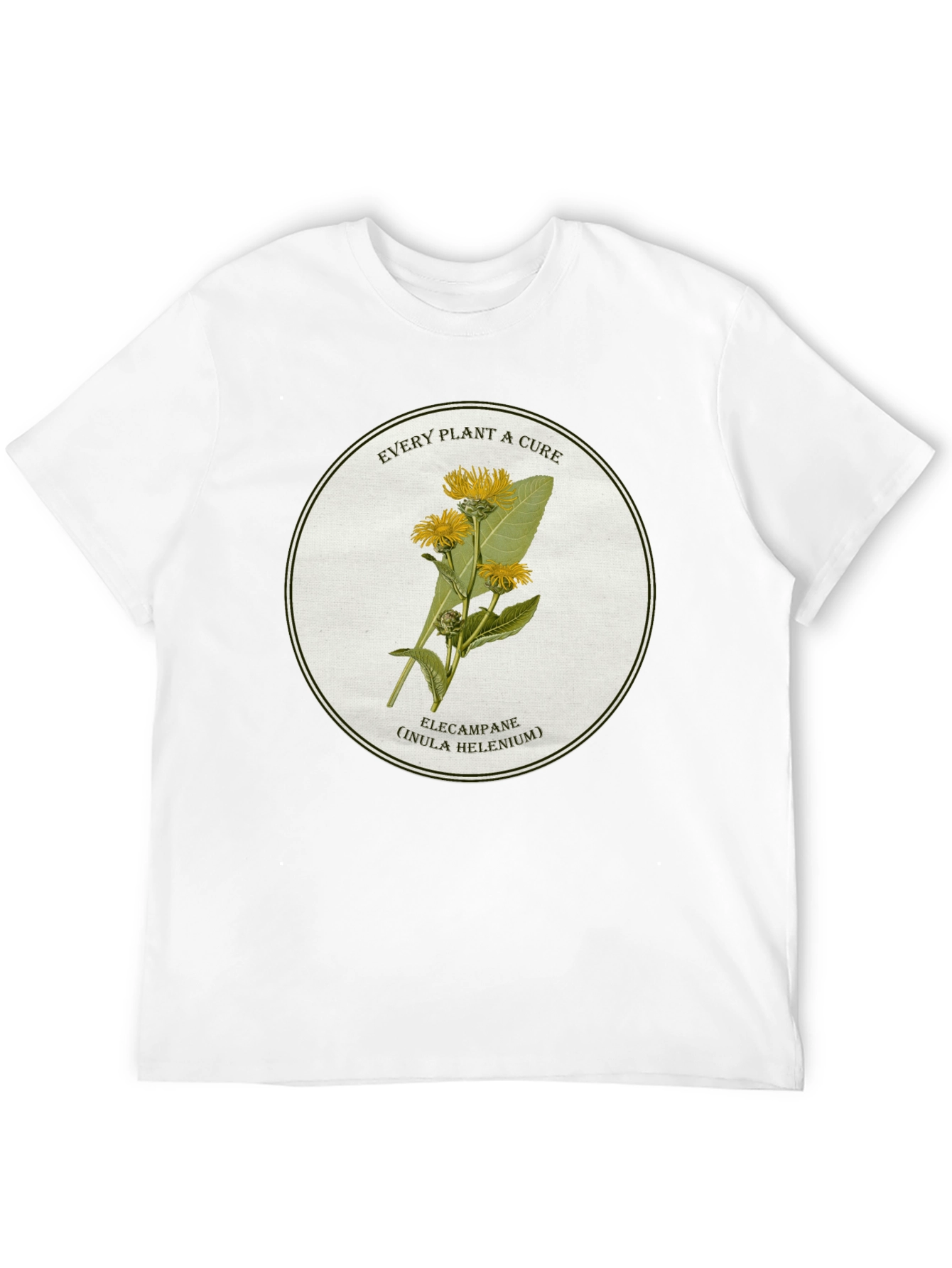 Elecampane Plant T-Shirt - Every Plant a Cure Tee