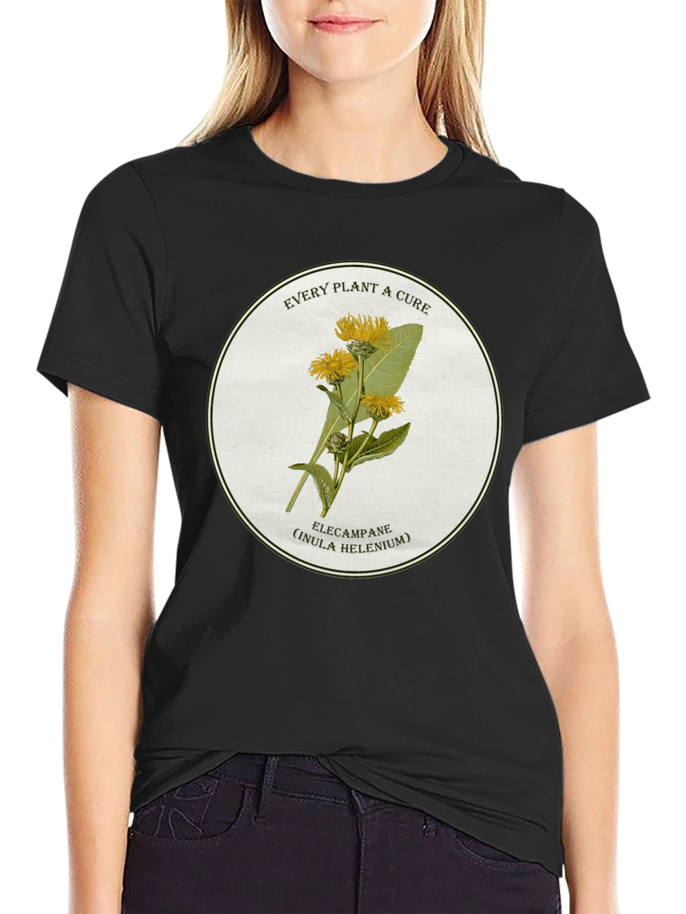 Elecampane Plant T-Shirt - Every Plant a Cure Tee