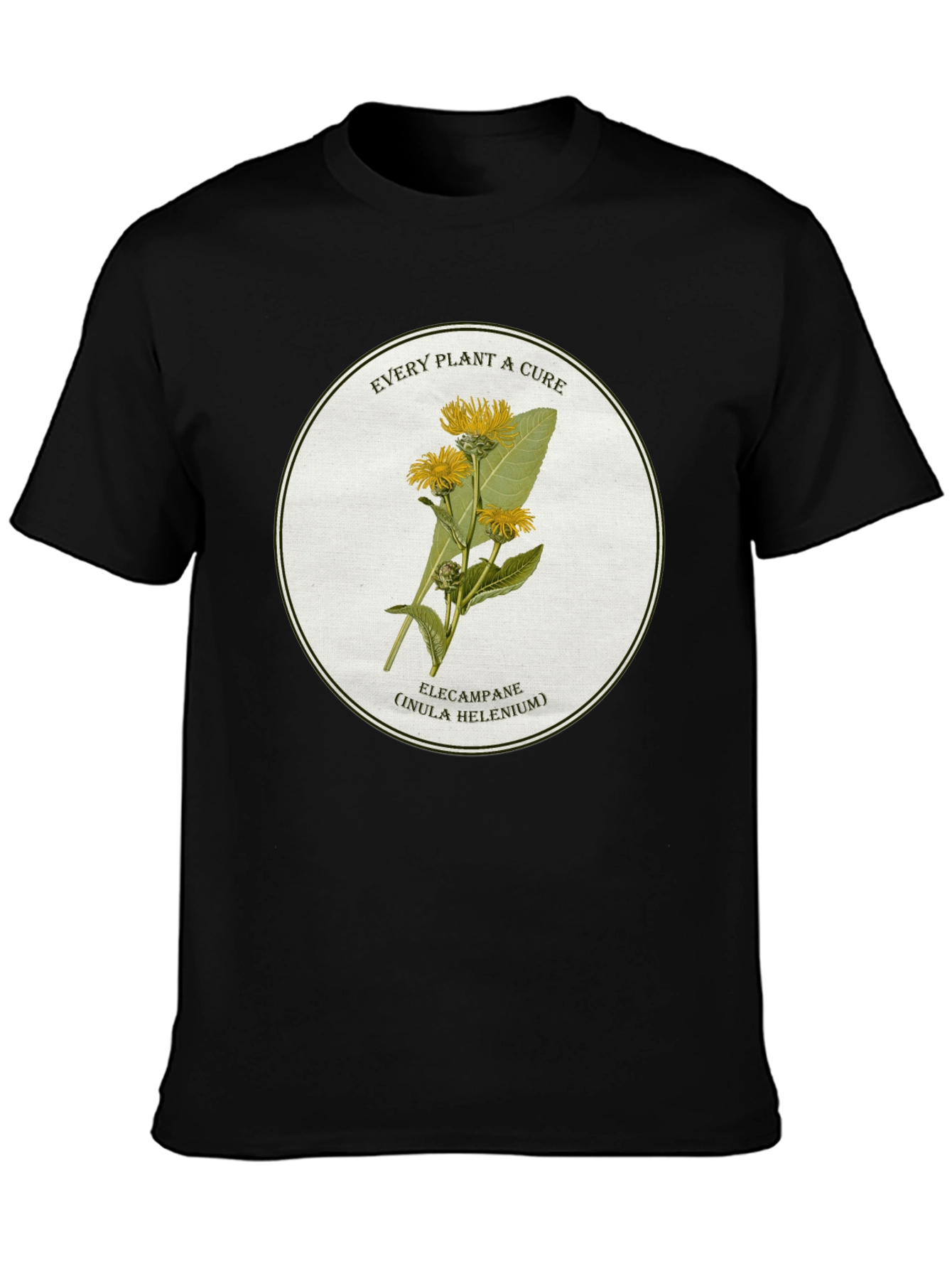 Elecampane Plant T-Shirt - Every Plant a Cure Tee