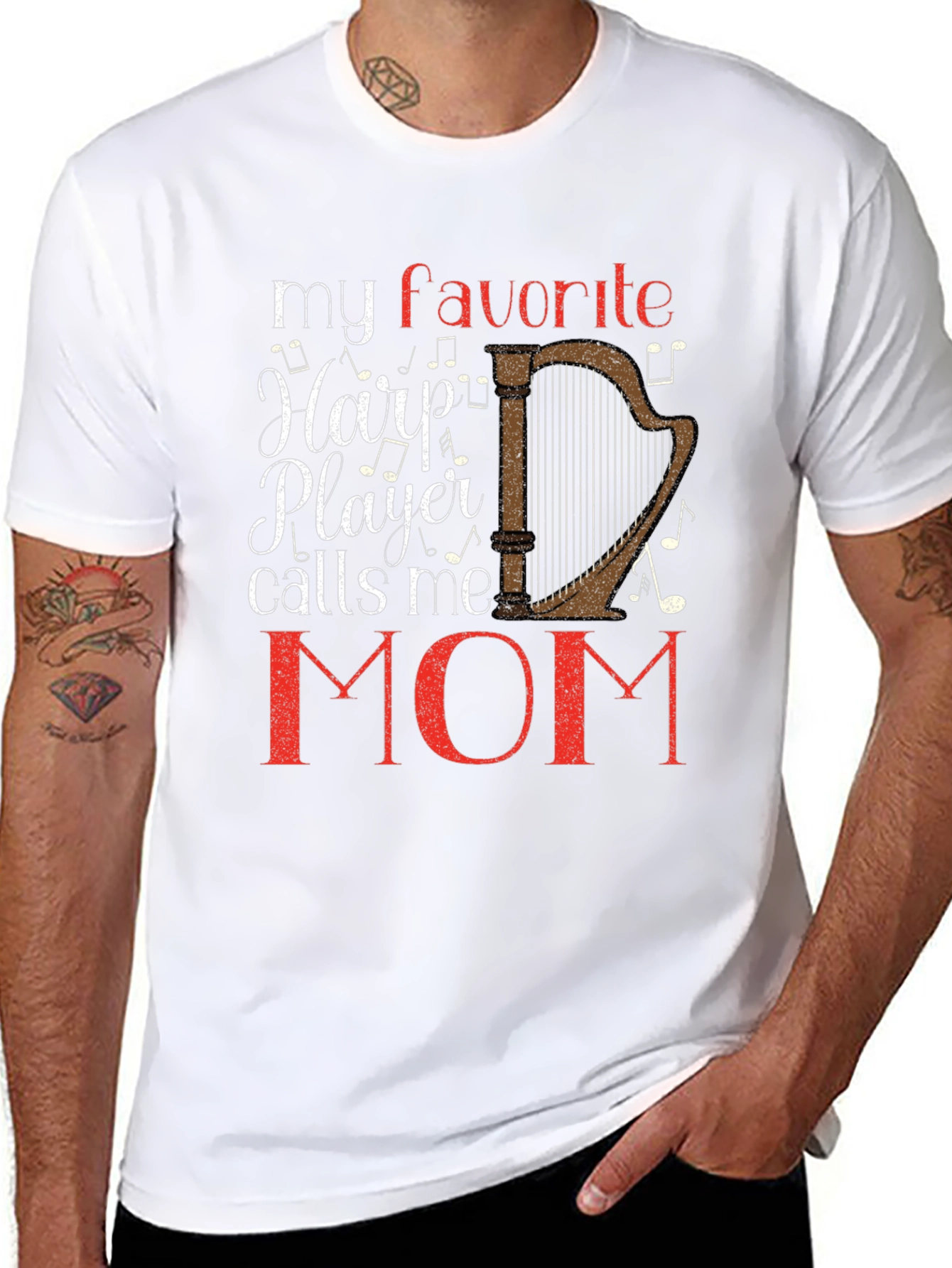 My Favorite Harp Player Calls Me Mom T-Shirt