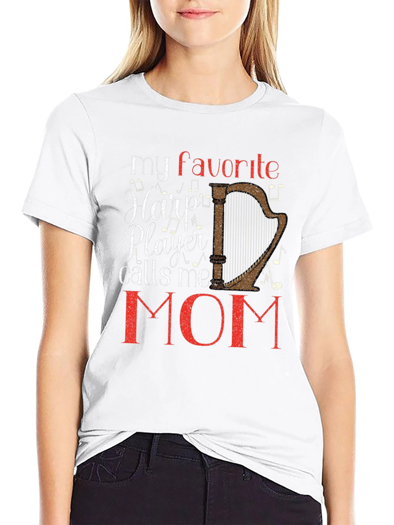My Favorite Harp Player Calls Me Mom T-Shirt