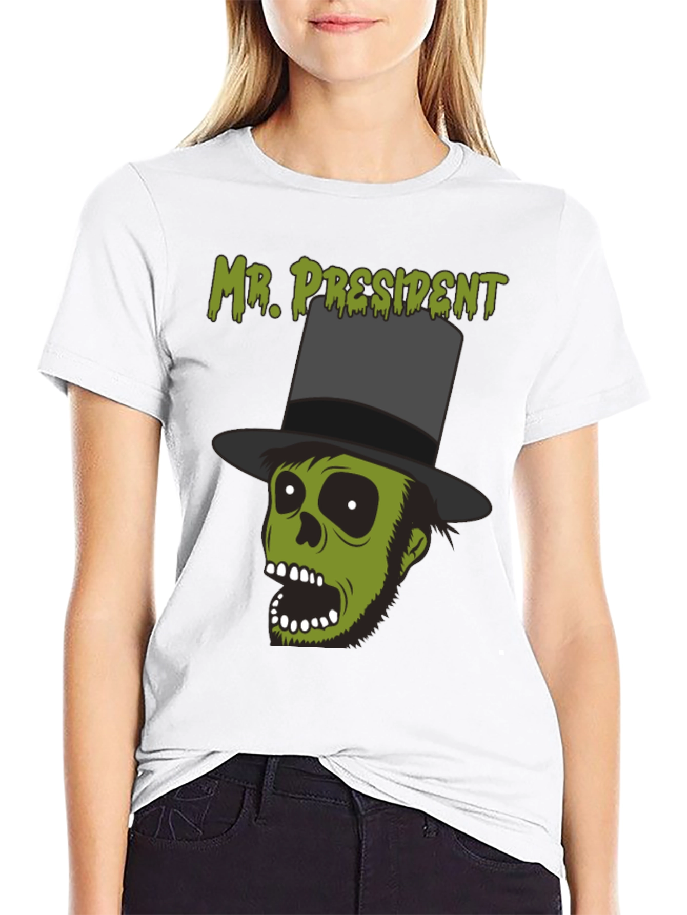 Mr. President Zombie Graphic T-Shirt - Halloween Style