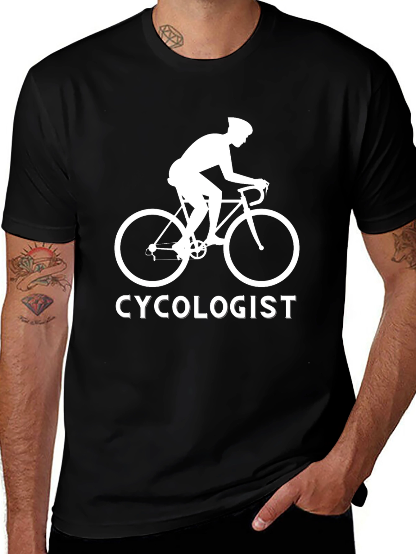 Cycollogist T-Shirt - Cycling Humor Tee