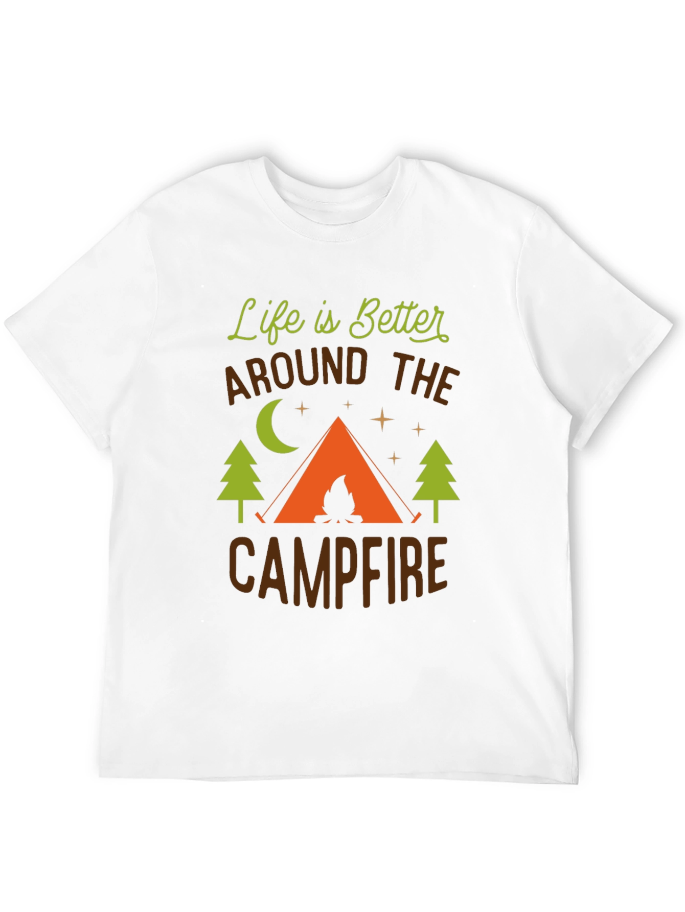 Campfire Life T-Shirt - Outdoor Adventure Tee