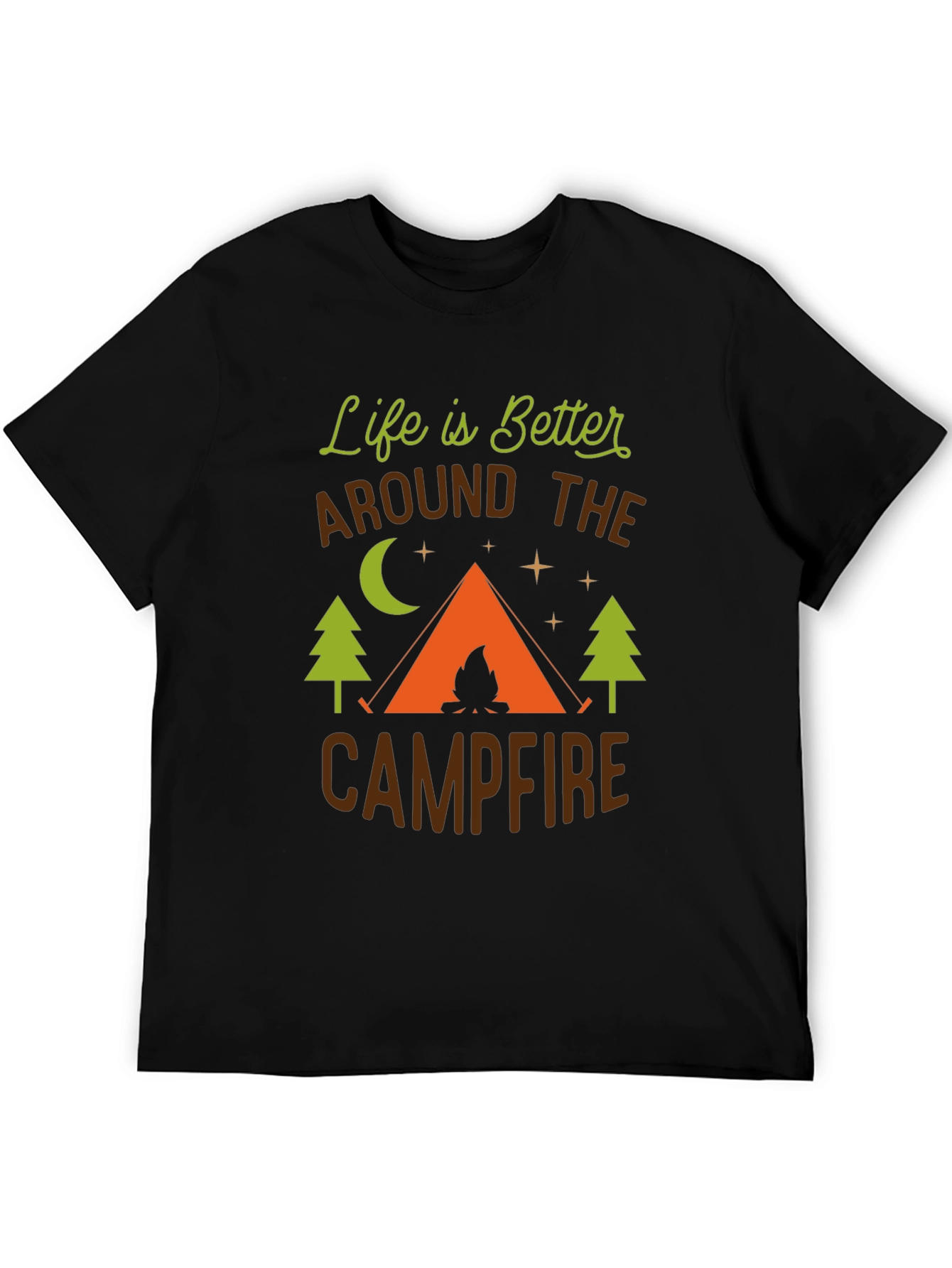 Campfire Life T-Shirt - Outdoor Adventure Tee