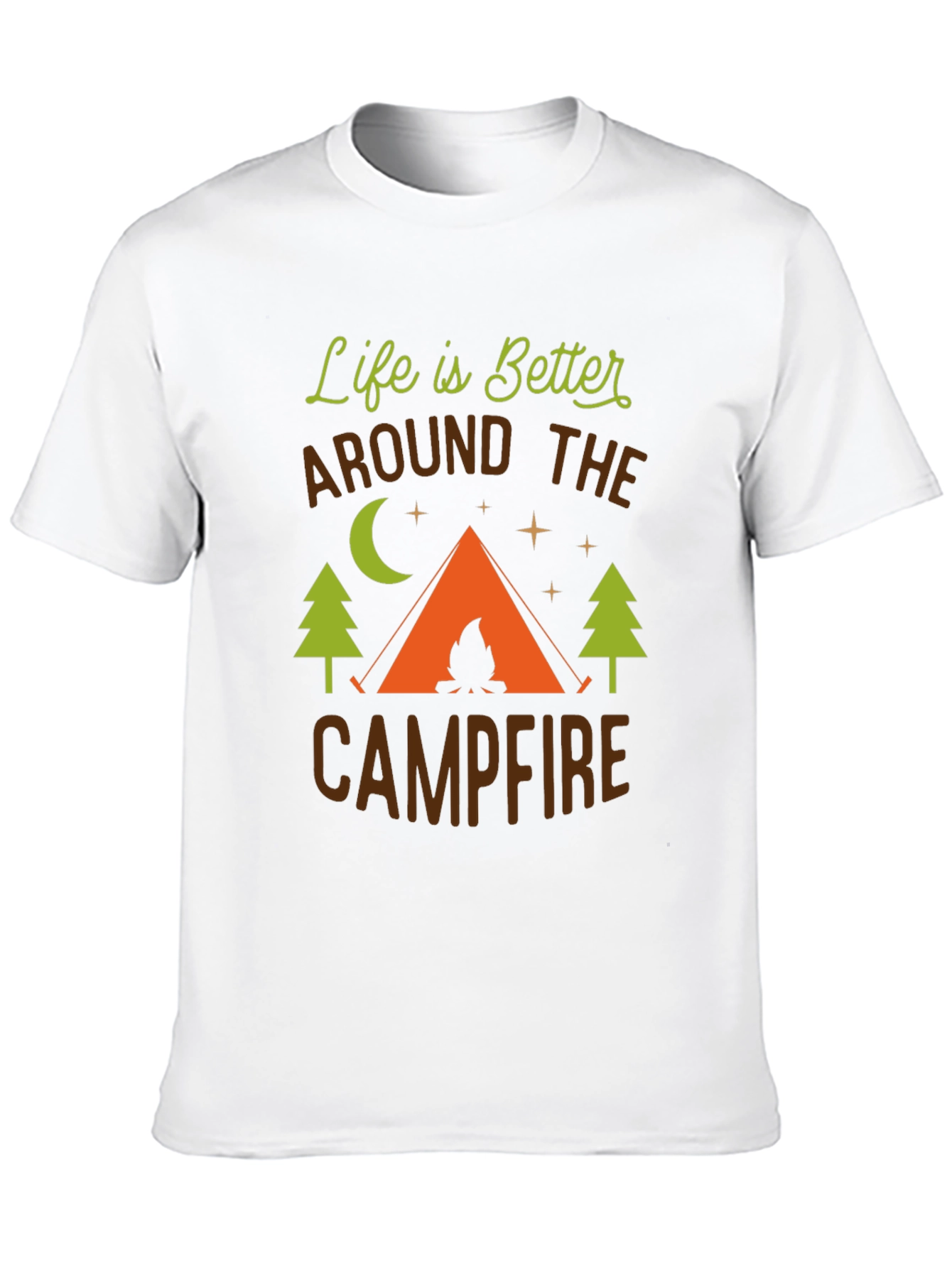Campfire Life T-Shirt - Outdoor Adventure Tee