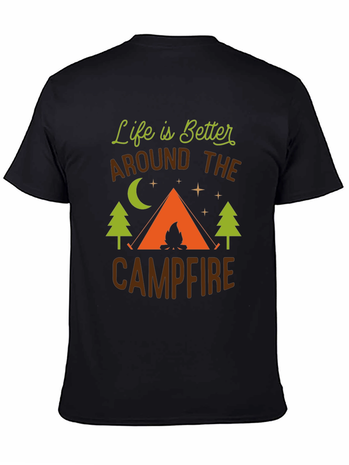 Campfire Life T-Shirt - Outdoor Adventure Tee