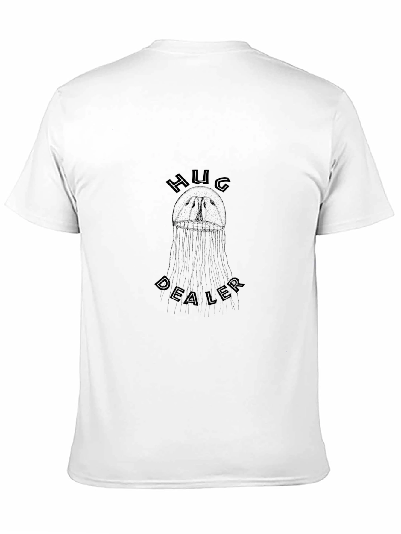 Hug Dealer Black Graphic Tee