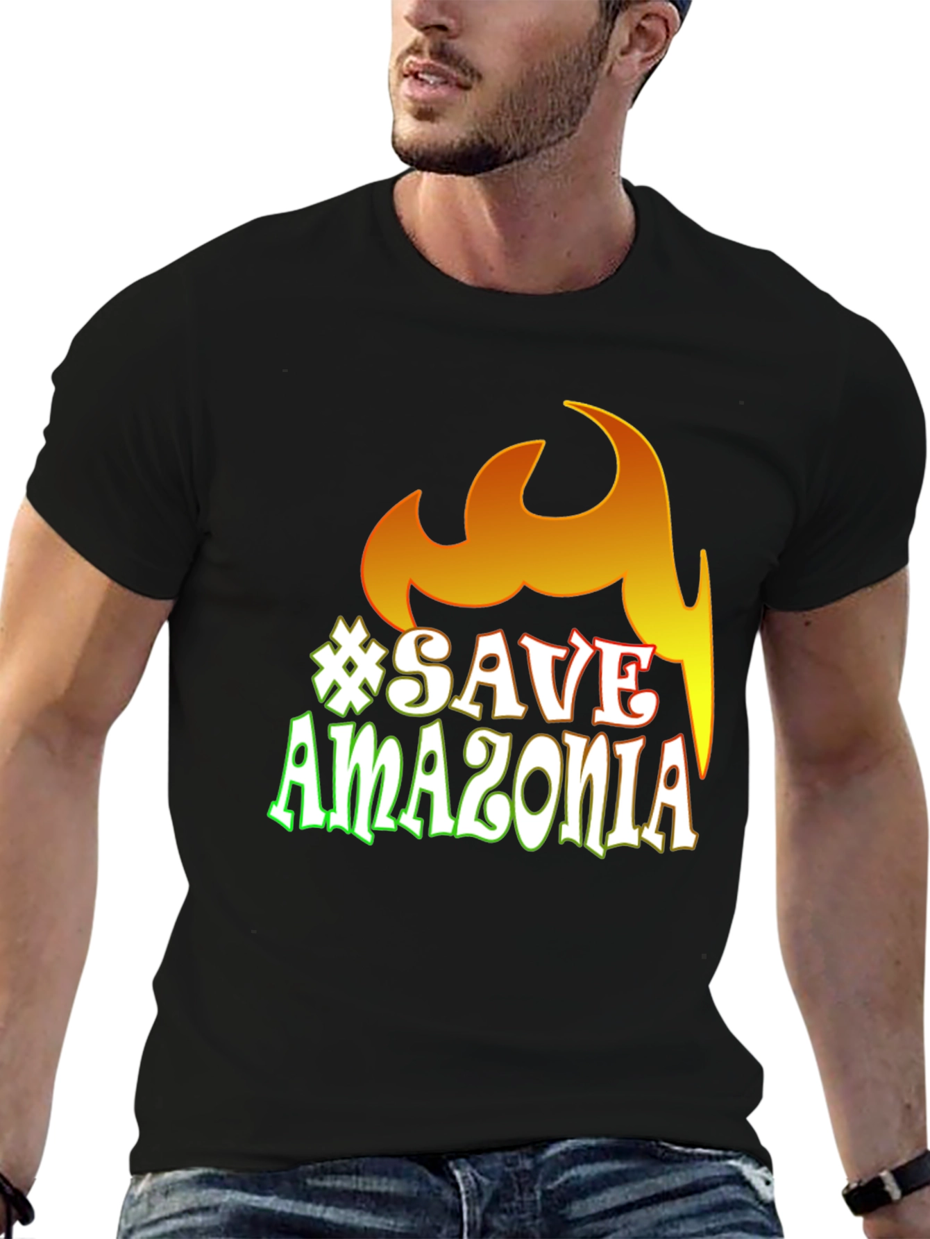 Save Amazonia Graphic Tee - Black T-Shirt