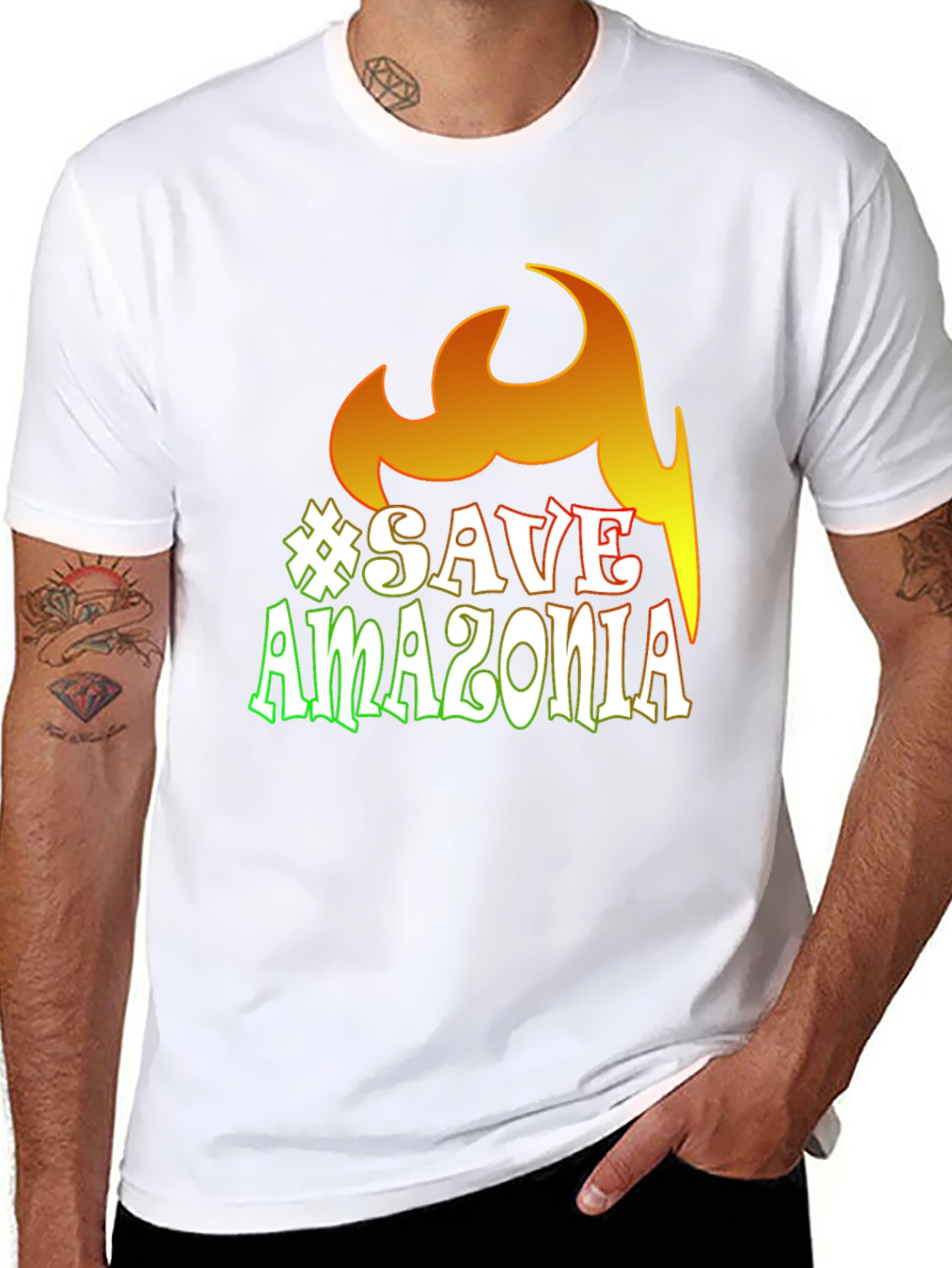 Save Amazonia Graphic Tee - Black T-Shirt