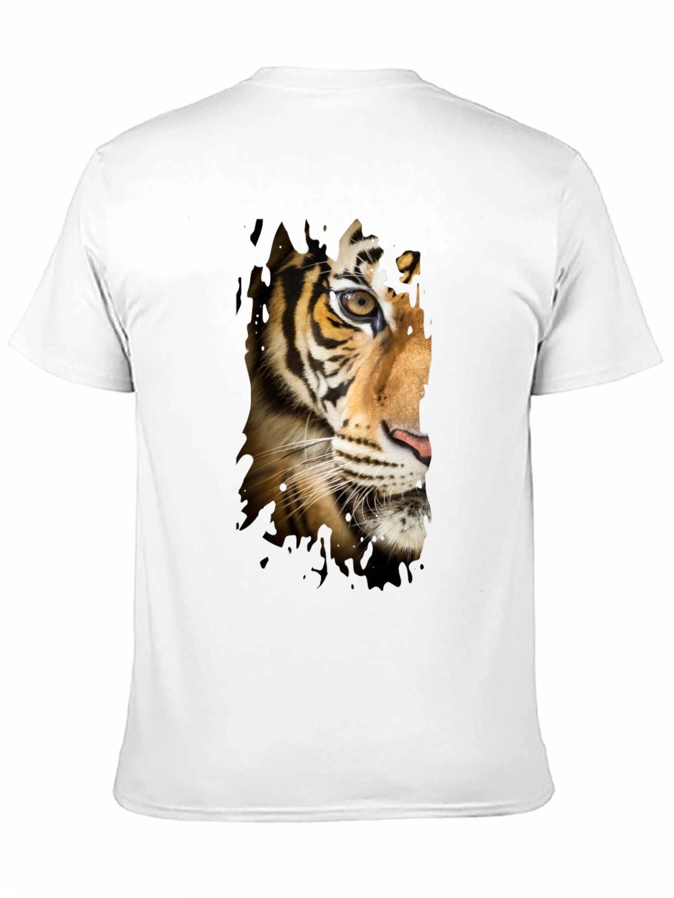 Tiger Graphic T-Shirt - Mens Black Tee